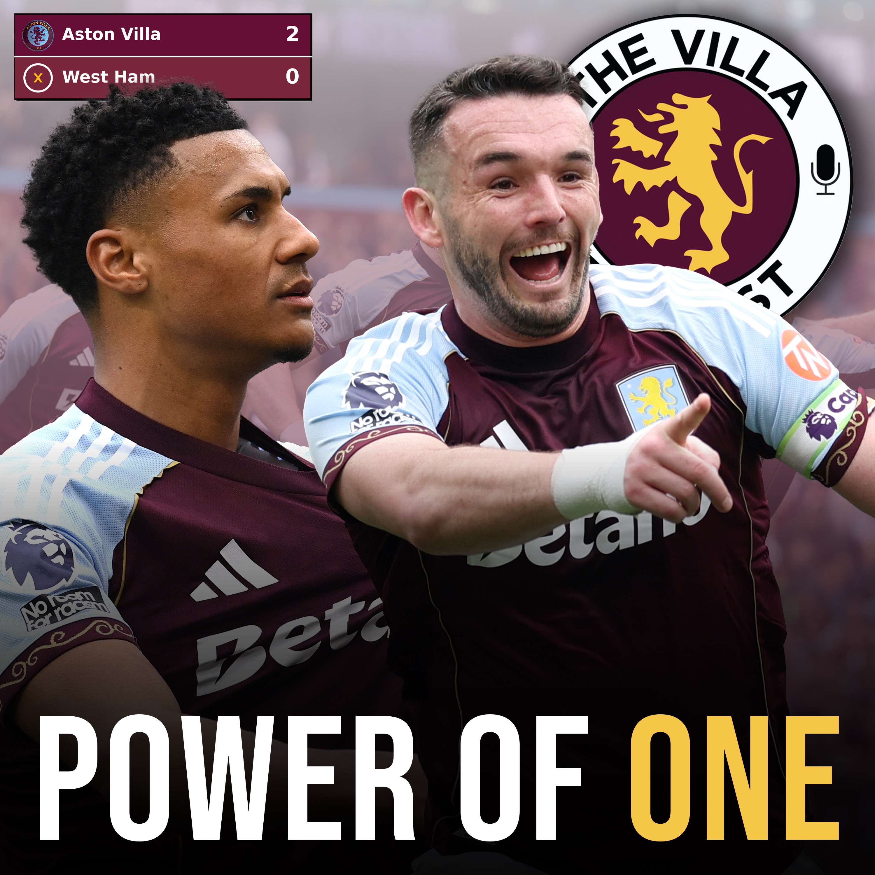 John McGinn is back, auntie Margaret is back and Aston Villa are back