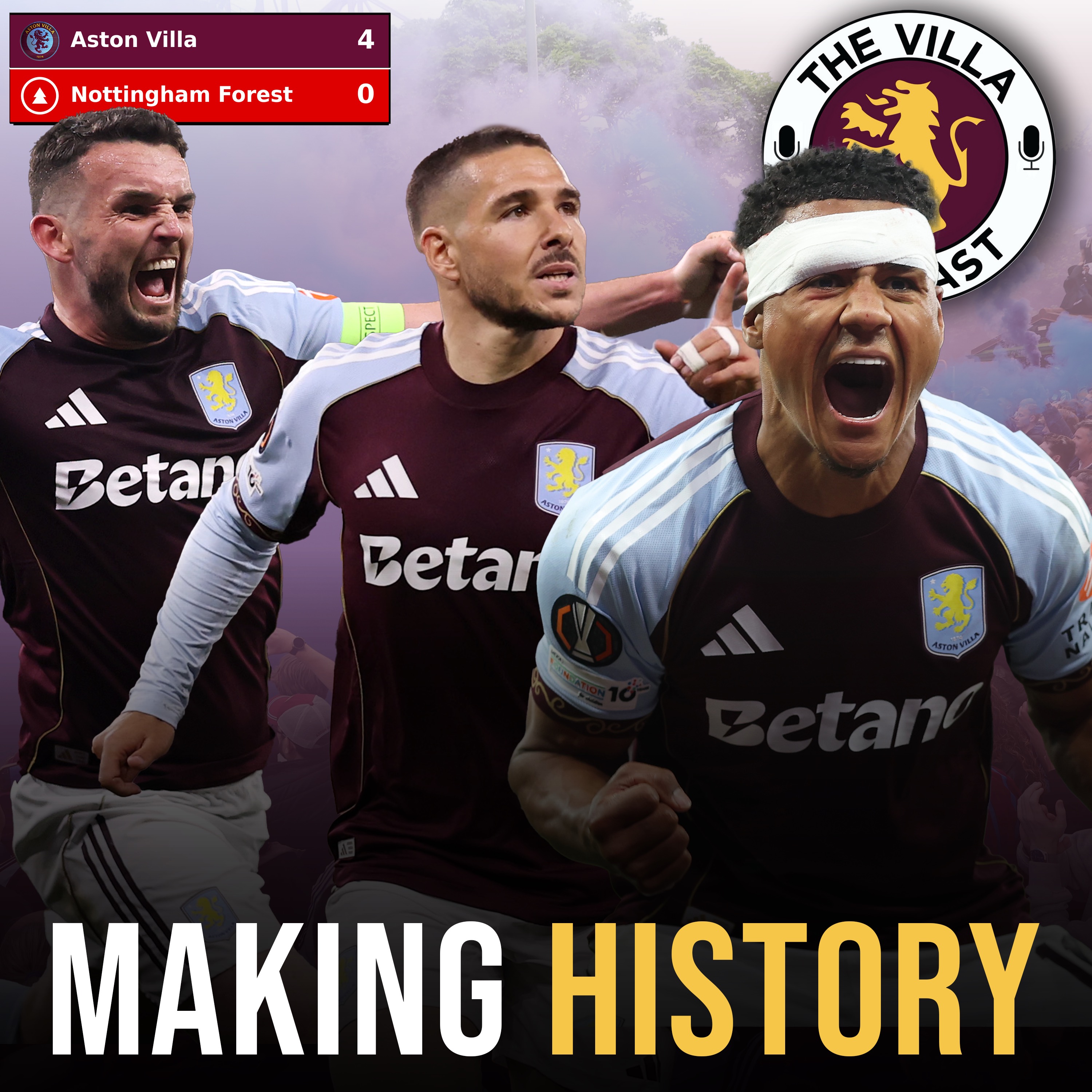 Buendia's arc, McGinn's statue and Watkins' peak