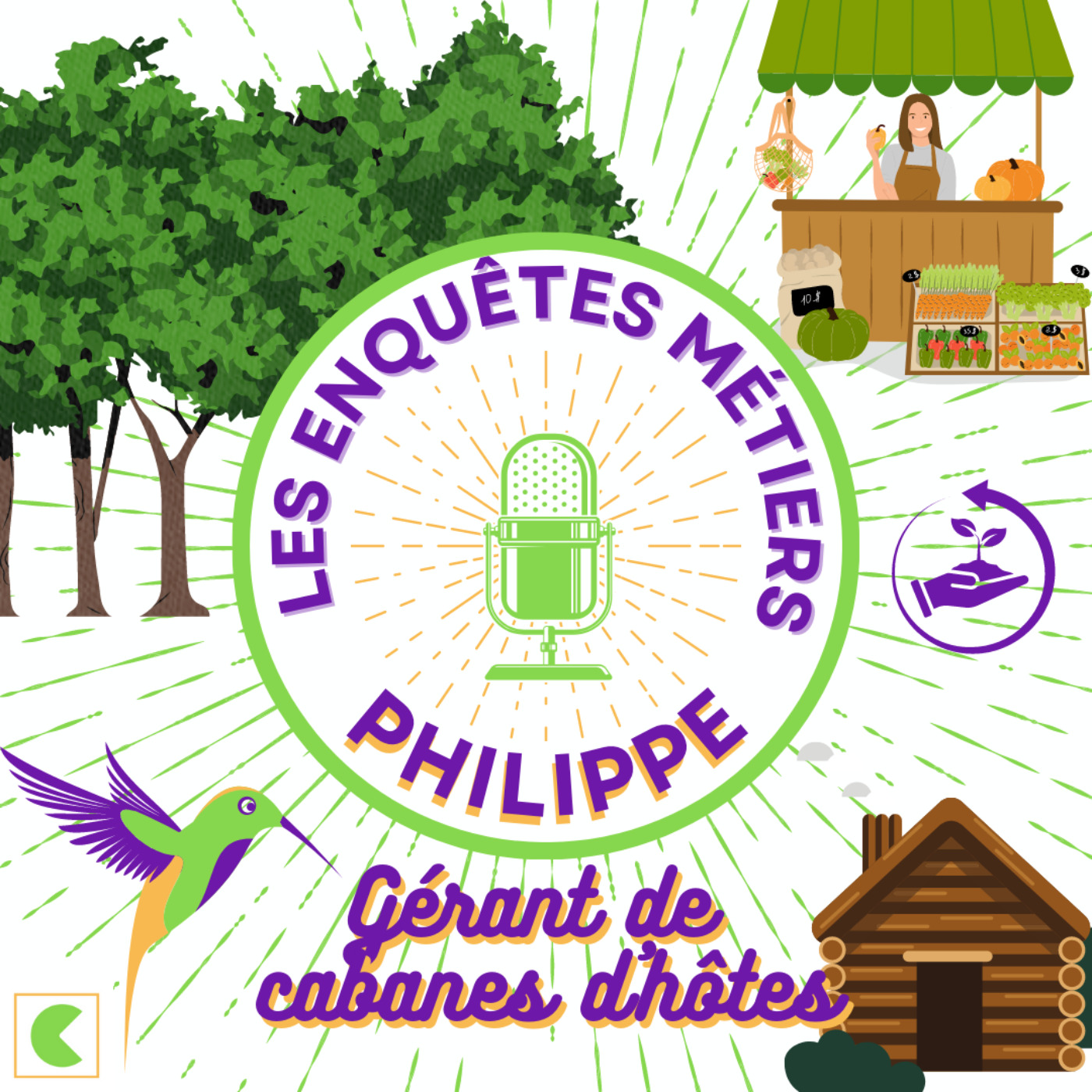 cover art for Philippe, Gérant de cabanes d'hôtes