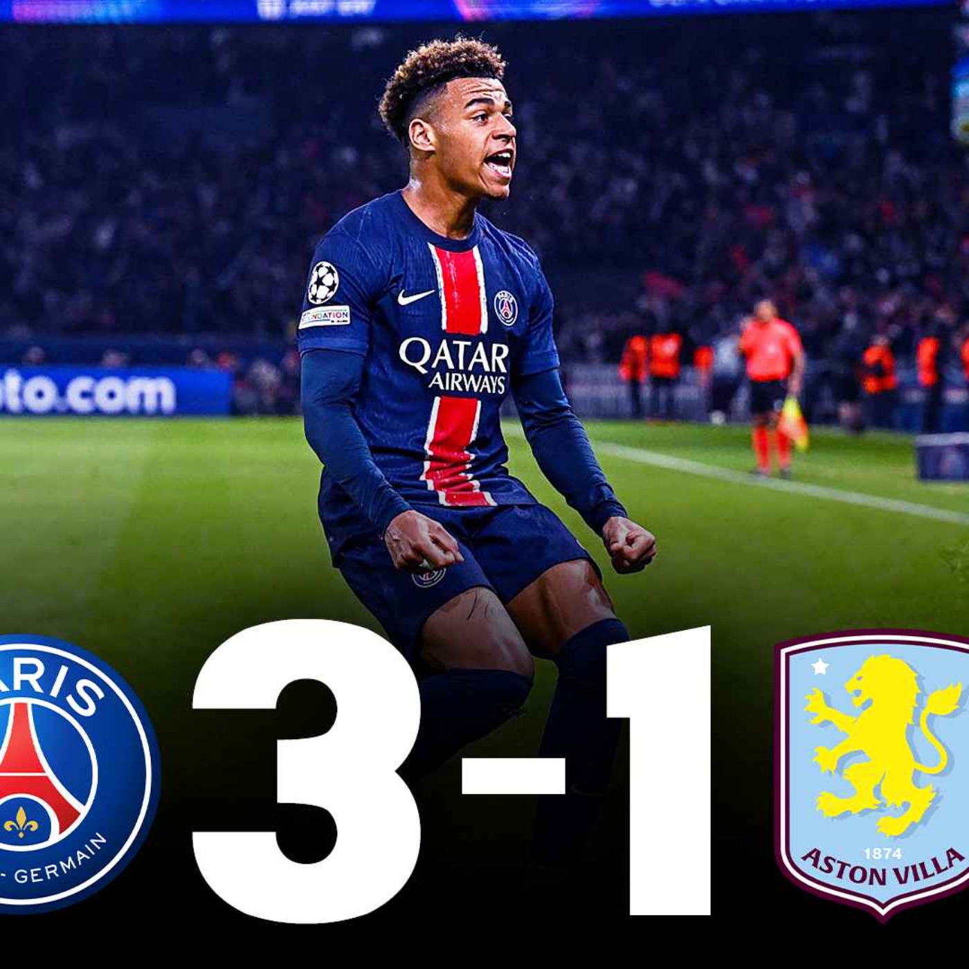 Wiloo - 😍 C'est si beau... (PSG 3-1 Aston Villa)