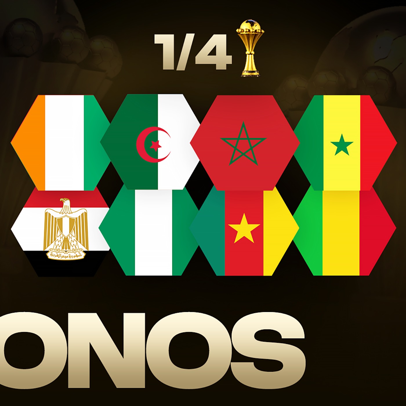 🏆 Mes pronos pour les 1/4 de CAN... 🏆 Mes pronos pour les 1/4 de CAN...