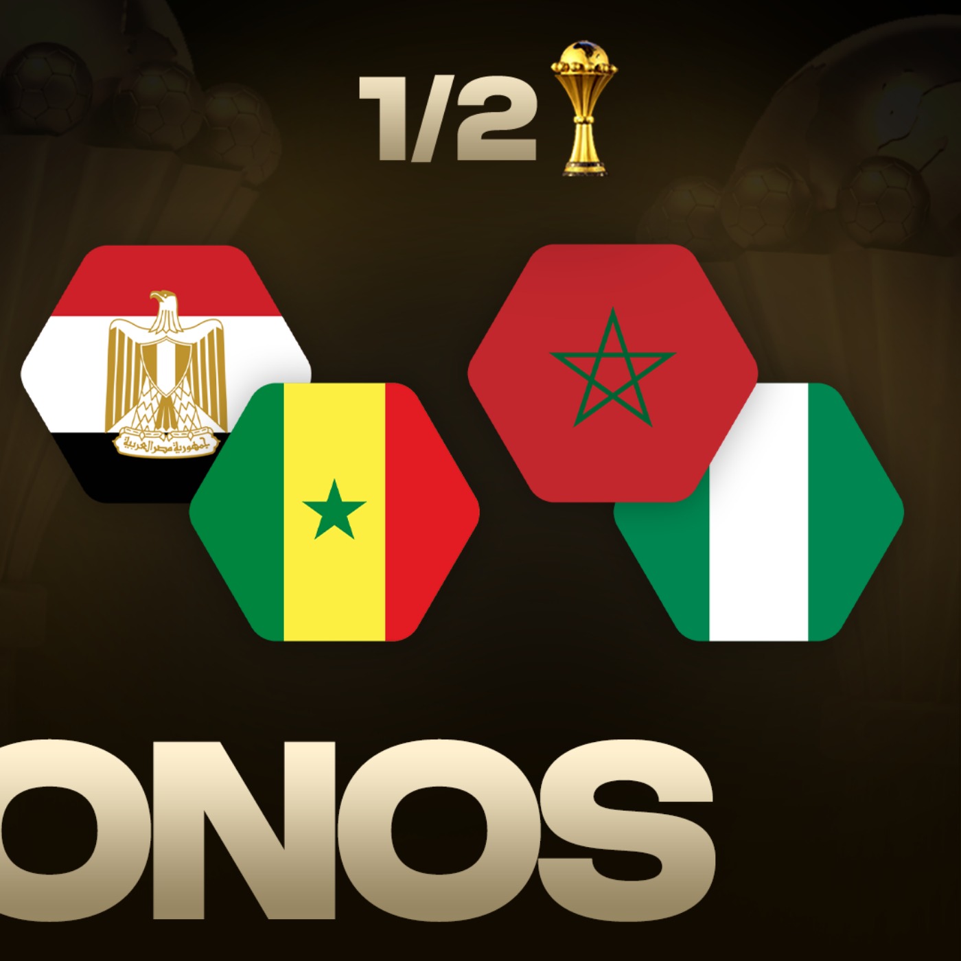 🏆 Mes pronos pour les 1/2 de CAN... 🏆 Mes pronos pour les 1/2 de CAN...