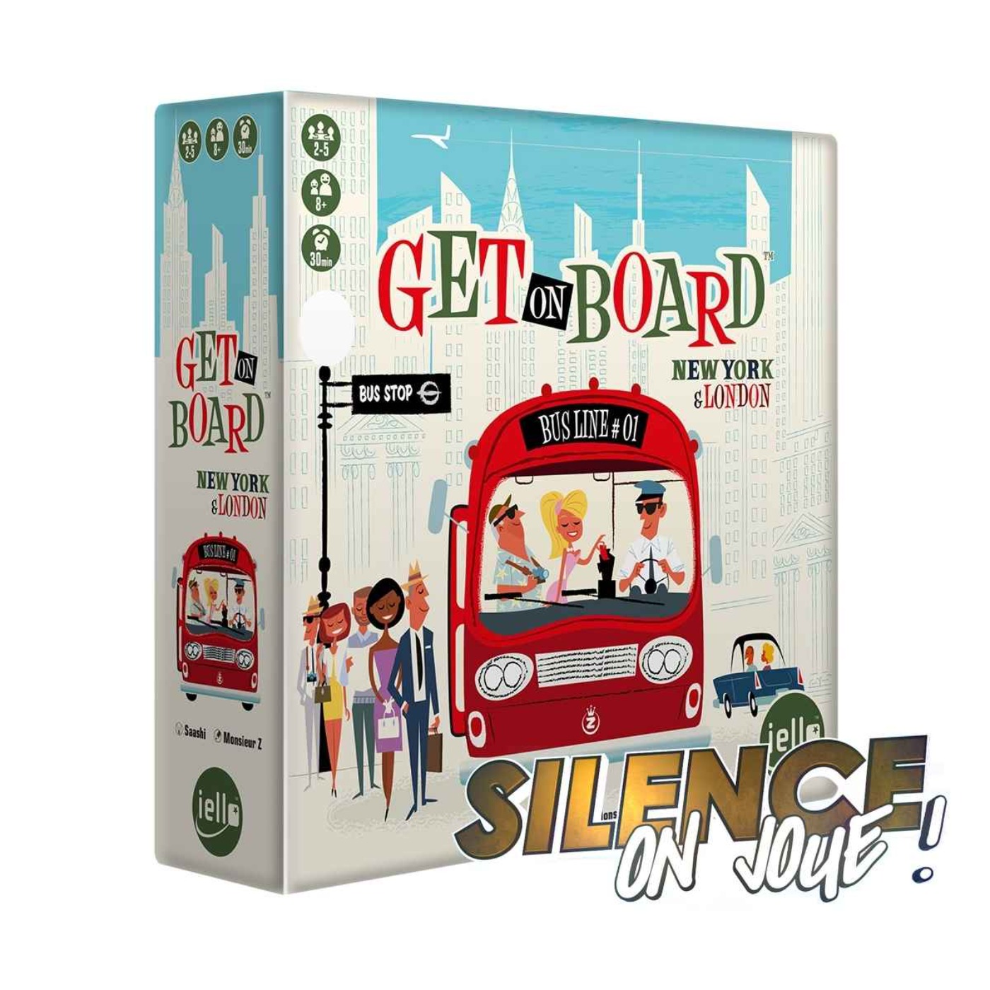 cover art for #149 - Get on Board: New York & London - #Famille #Flip-and-Write