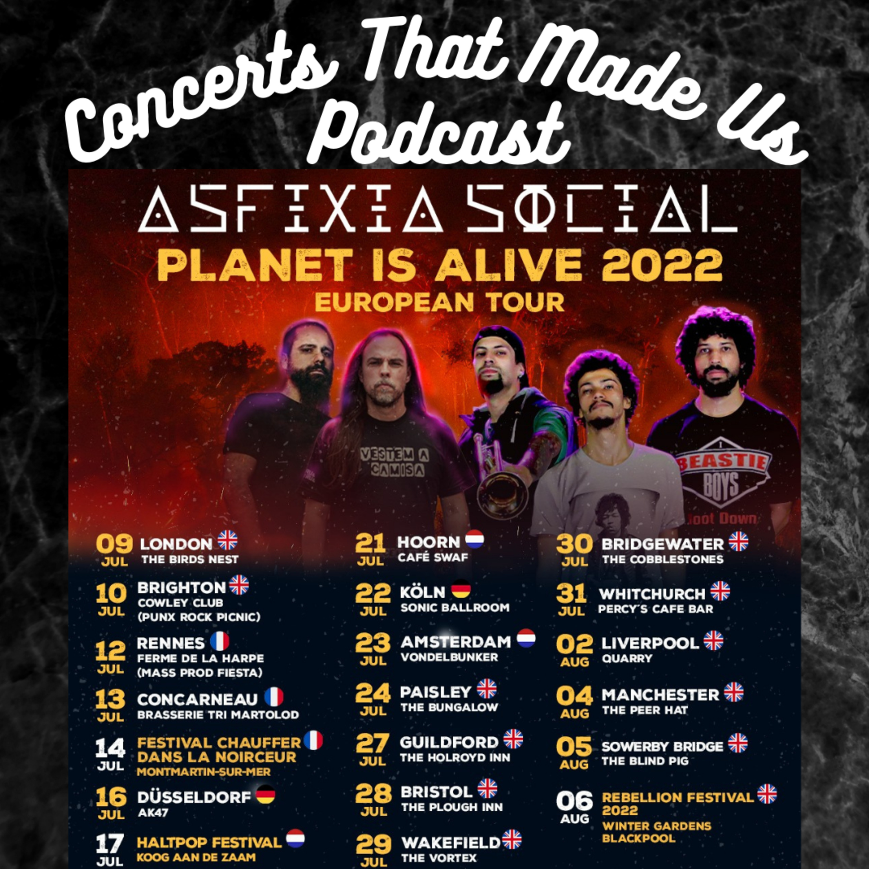 Asfixia Social: Planet is Alive Tour 2022