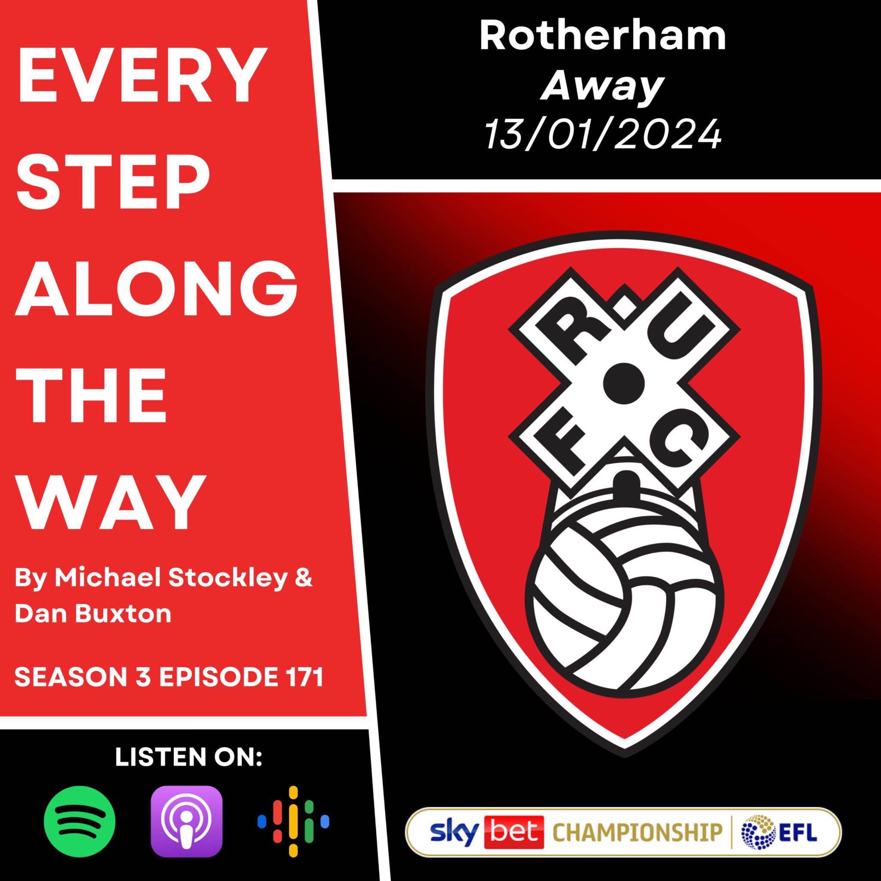 cover art for Rotherham - Away - 13/1/24