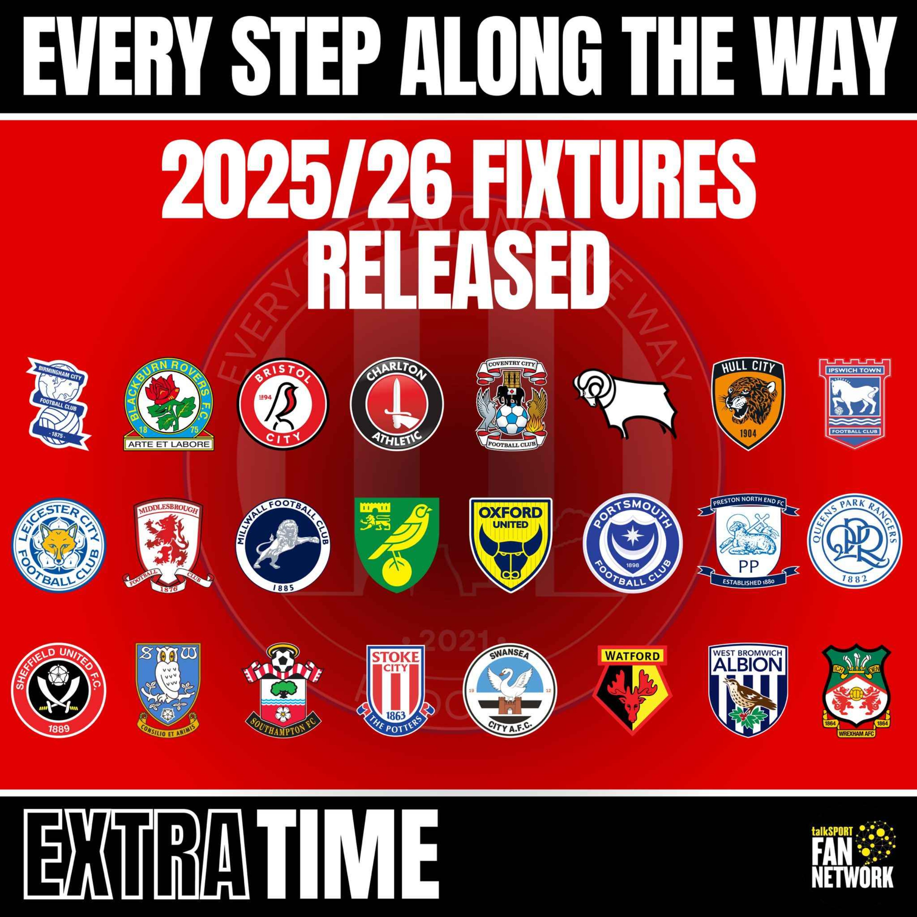 Extra Time: 2025/6 Season Fixtures Revealed!!!! Plus All The Latest News