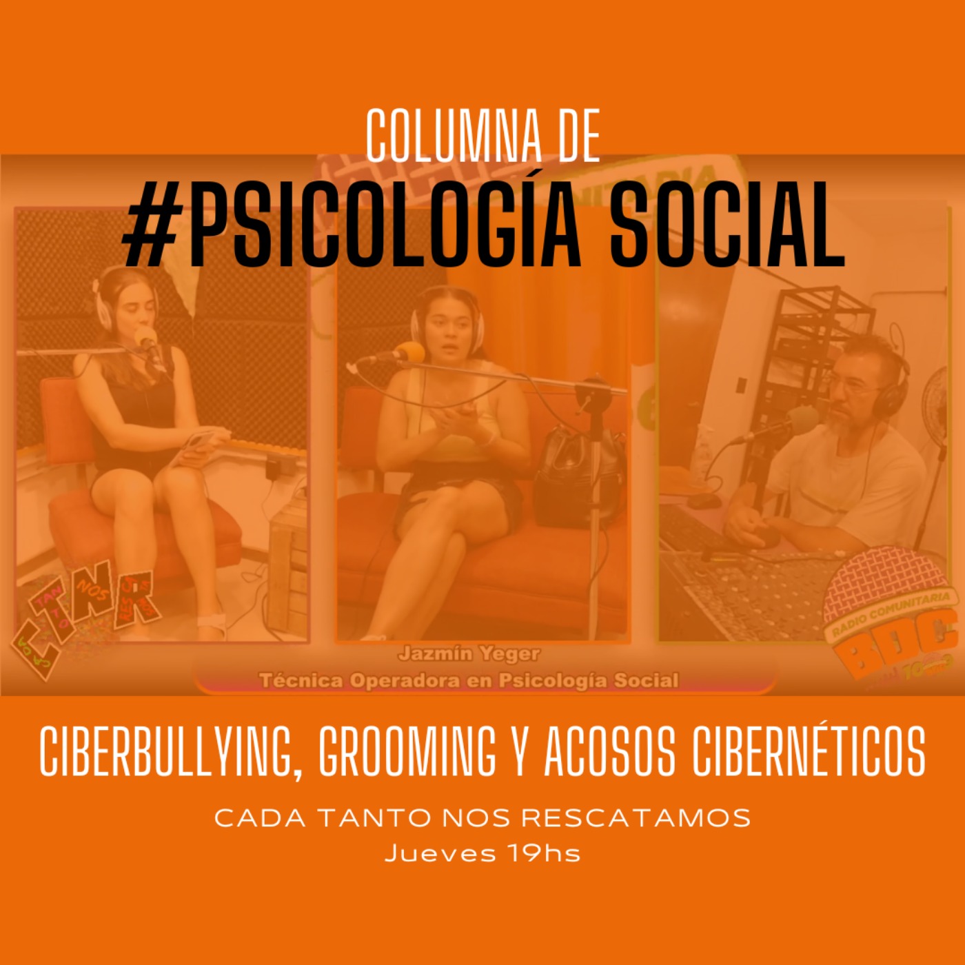 Hablamos de #CyberBullying con Jazmín Yeger, Técnica Operadora en Psicología Social episode artwork