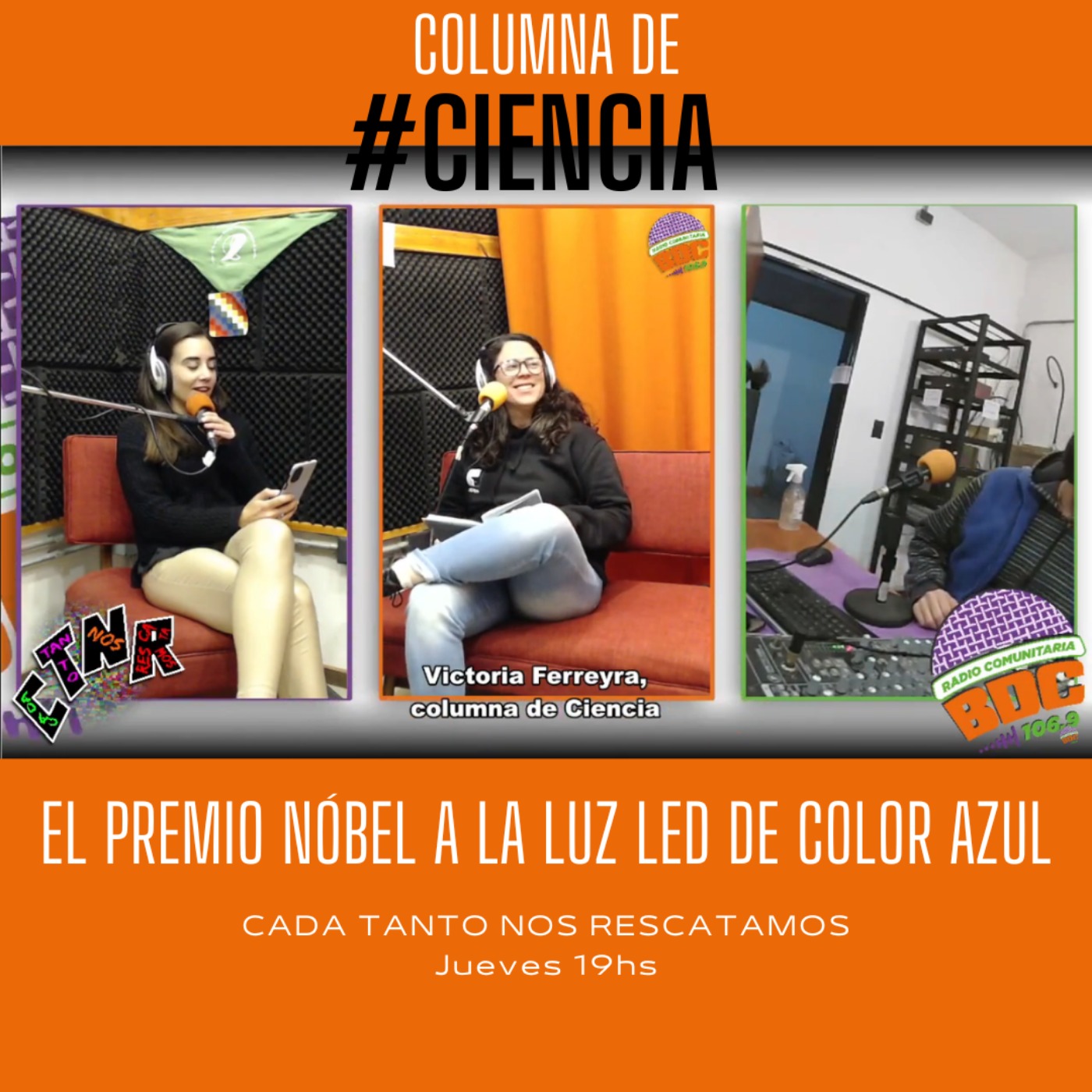 #Hablamos de los 3 japoneses que ganaron el premio Nóbel por la luz led de color azul con Victoria Ferreyra episode artwork