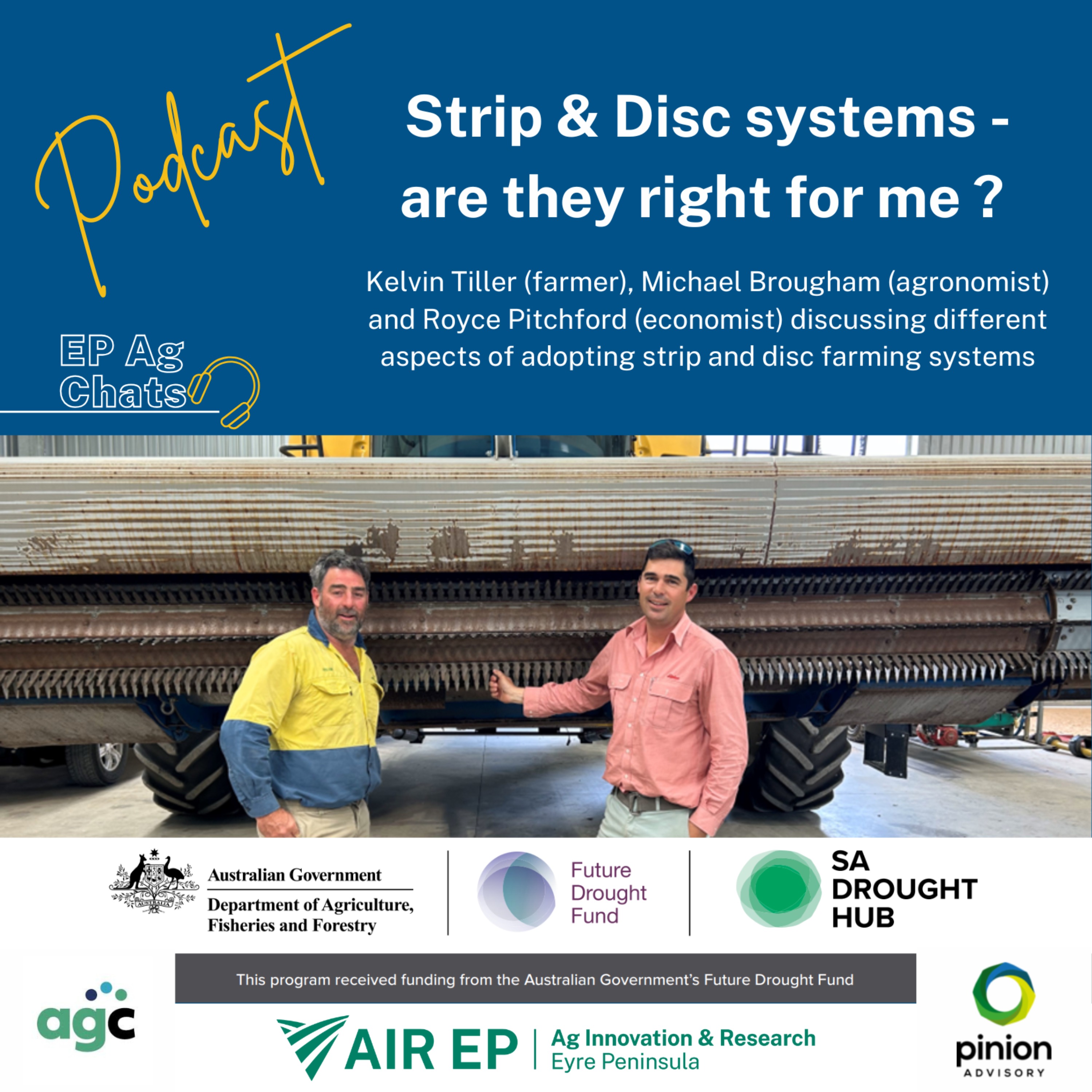 EP Ag Chats - Strip & Disc Systems