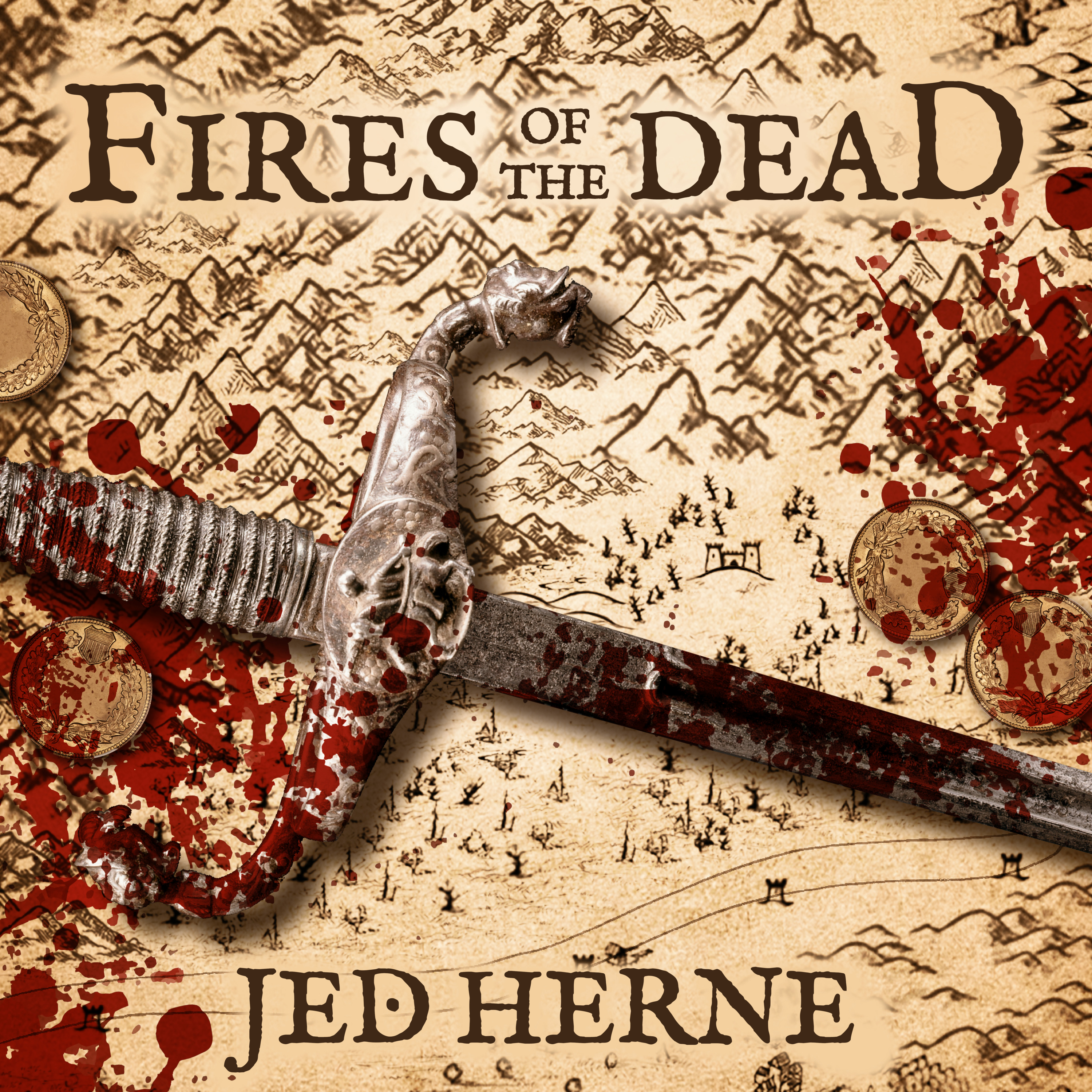 Special sneak peek! Chapter one of my debut fantasy novella, FIRES OF THE DEAD episode artwork