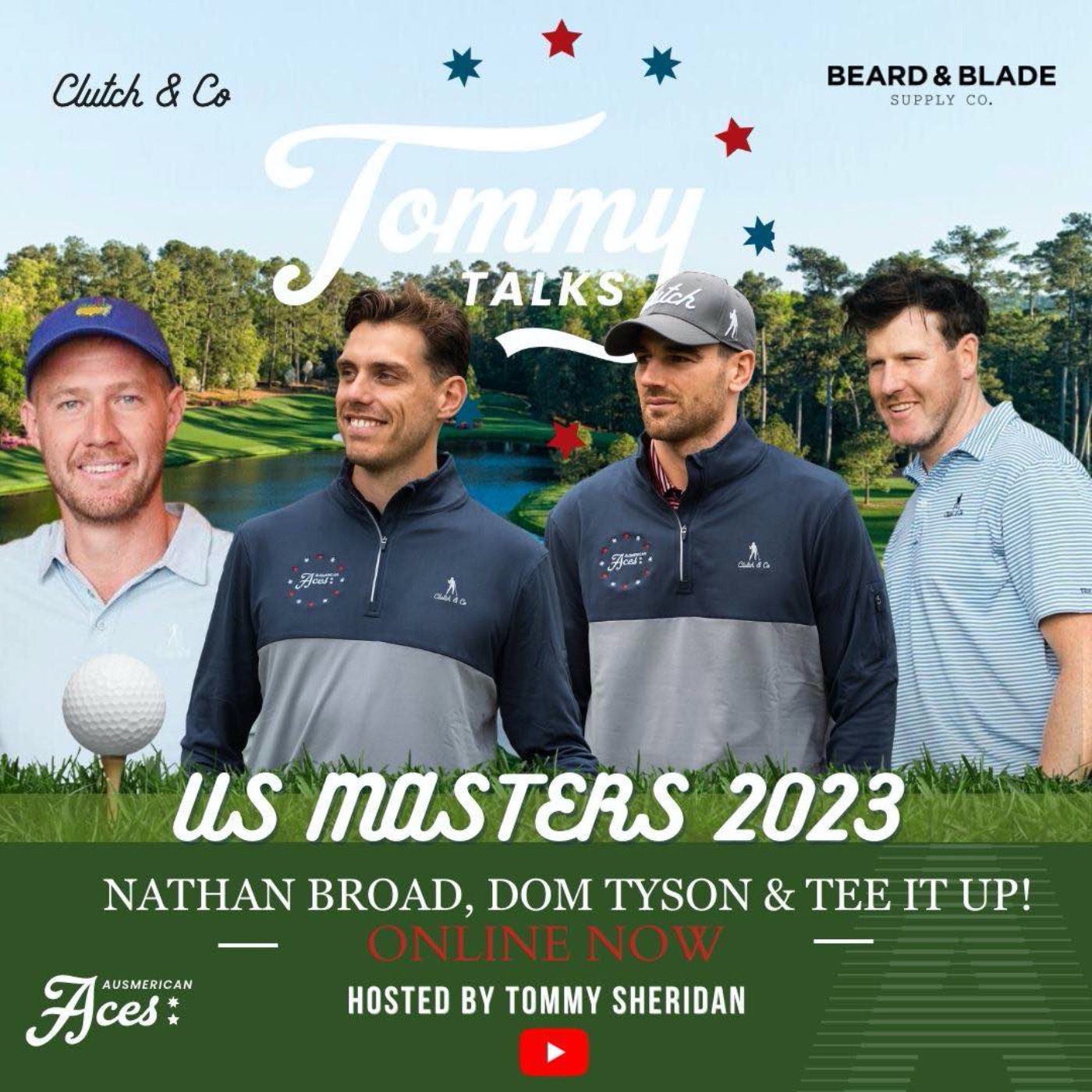 Tommy Talks US Masters 2023 with Nathan Broad, Dom Tyson & Tee it Up podcast!