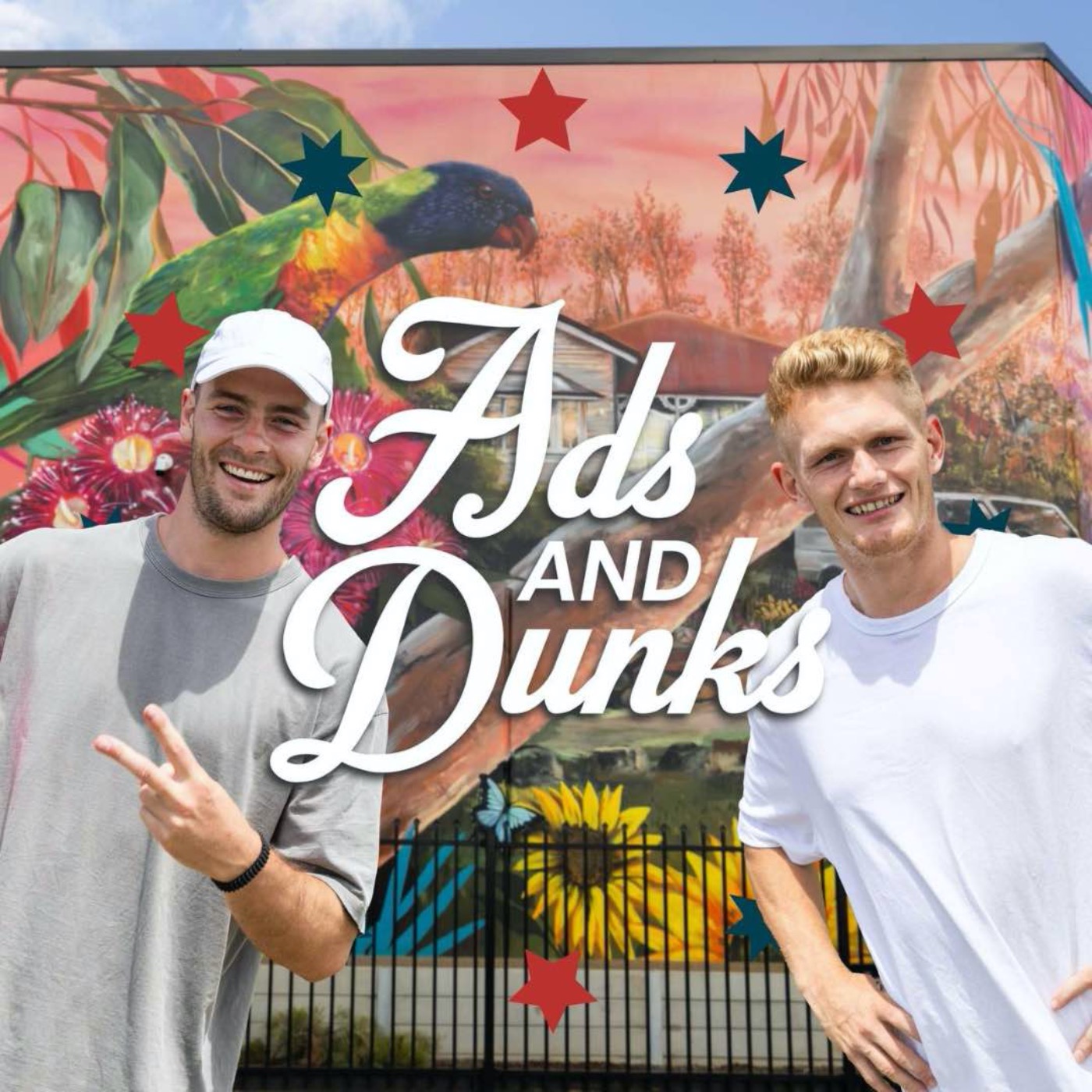 cover art for Ads & Dunks 🐶🦁 Brisbane's Woes, Adsy's No "A" Celebration & Gather Round