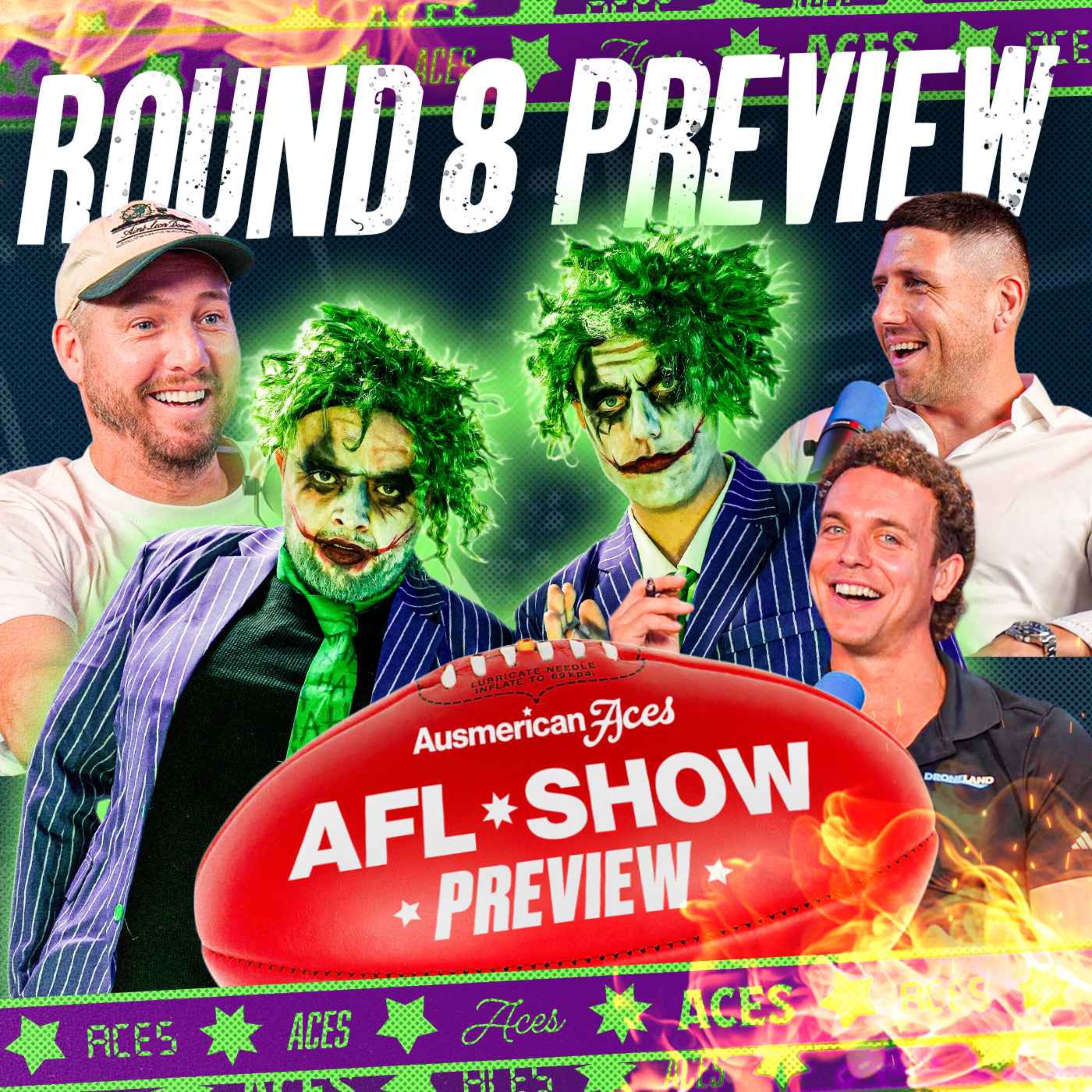 Tommy’s Gone Full Joker, SSUF TV Rides With Him & Propeller Reloaded - Aces AFL Preview episode artwork