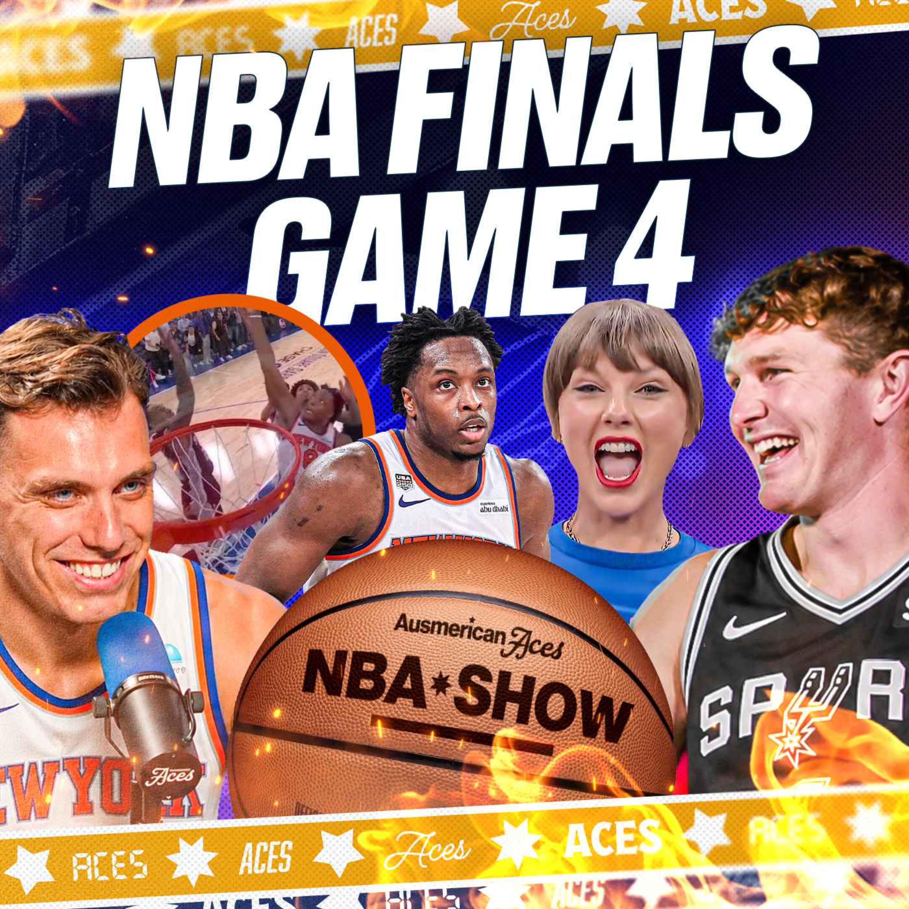 The Greatest NBA Finals Comeback Ever?! Knicks 1 Win Away + OKC vs Spurs Debate | Aces NBA Show with Tom Green! episode artwork
