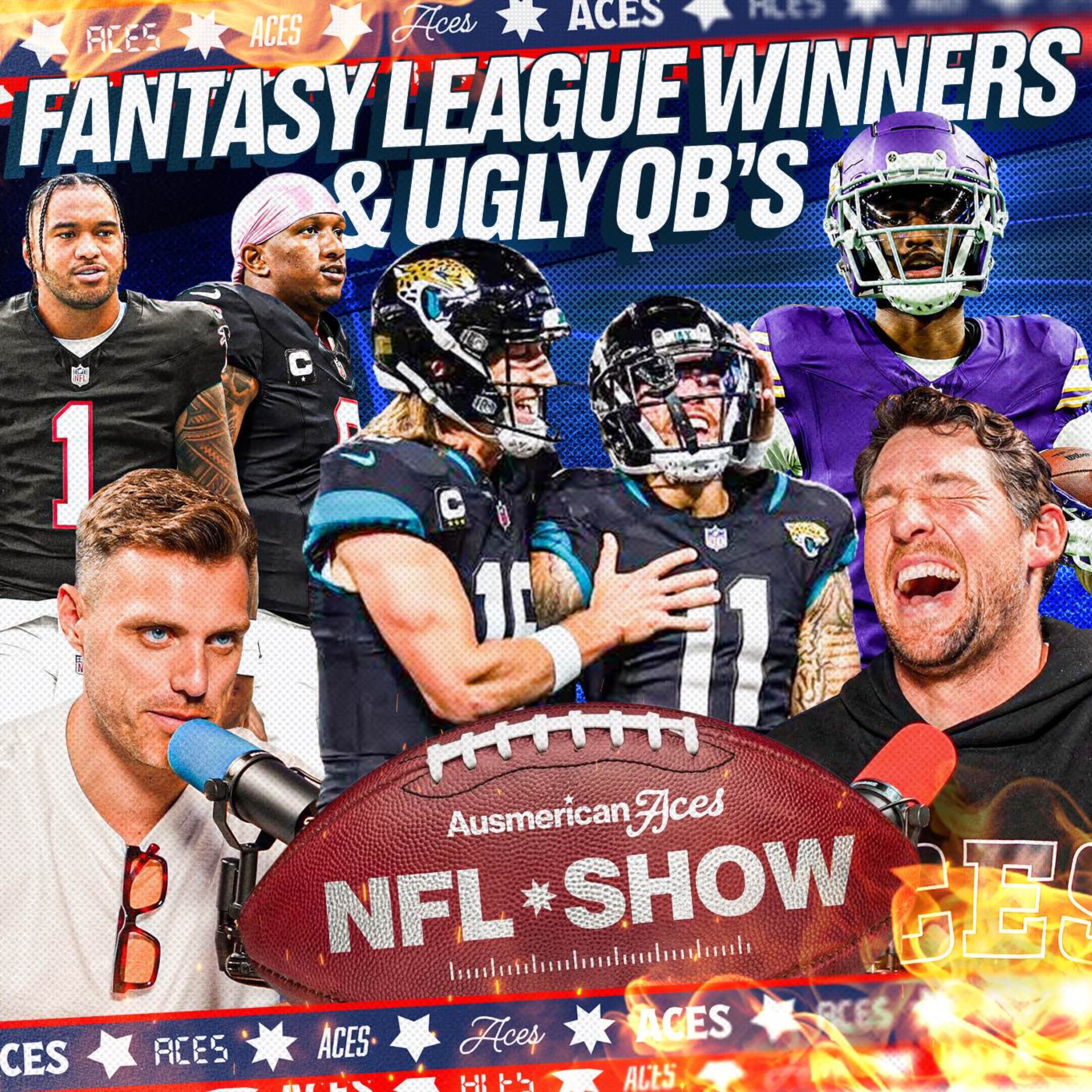 Fantasy League WINNERS 🏆 Offences & Defences We’re ALL IN On + Ugly QB Situations & Rookie Watch!