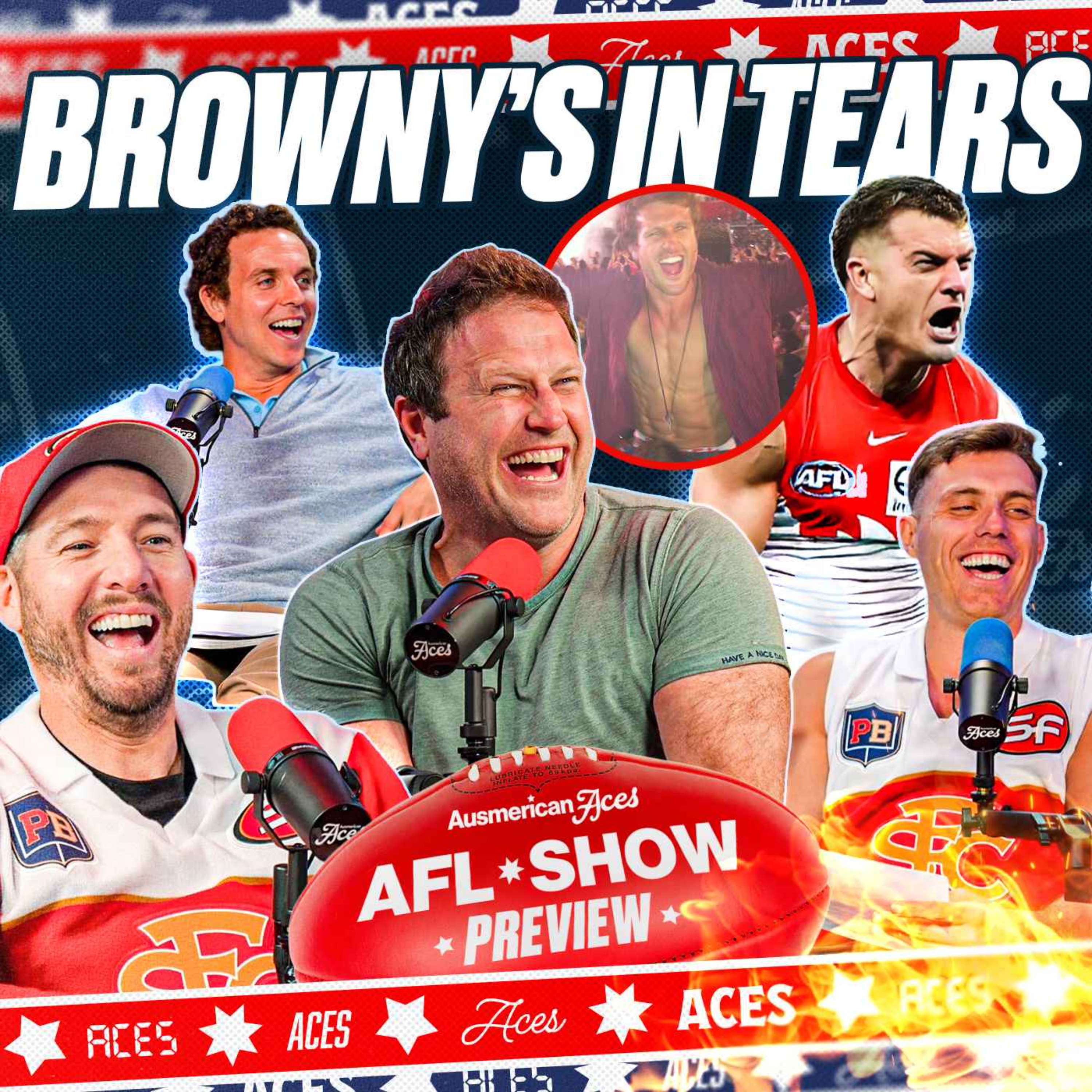 BROWNY’S IN TEARS! Daisy Meets Gerard Whateley + AFL Finals Week 2 | Aces AFL Preview