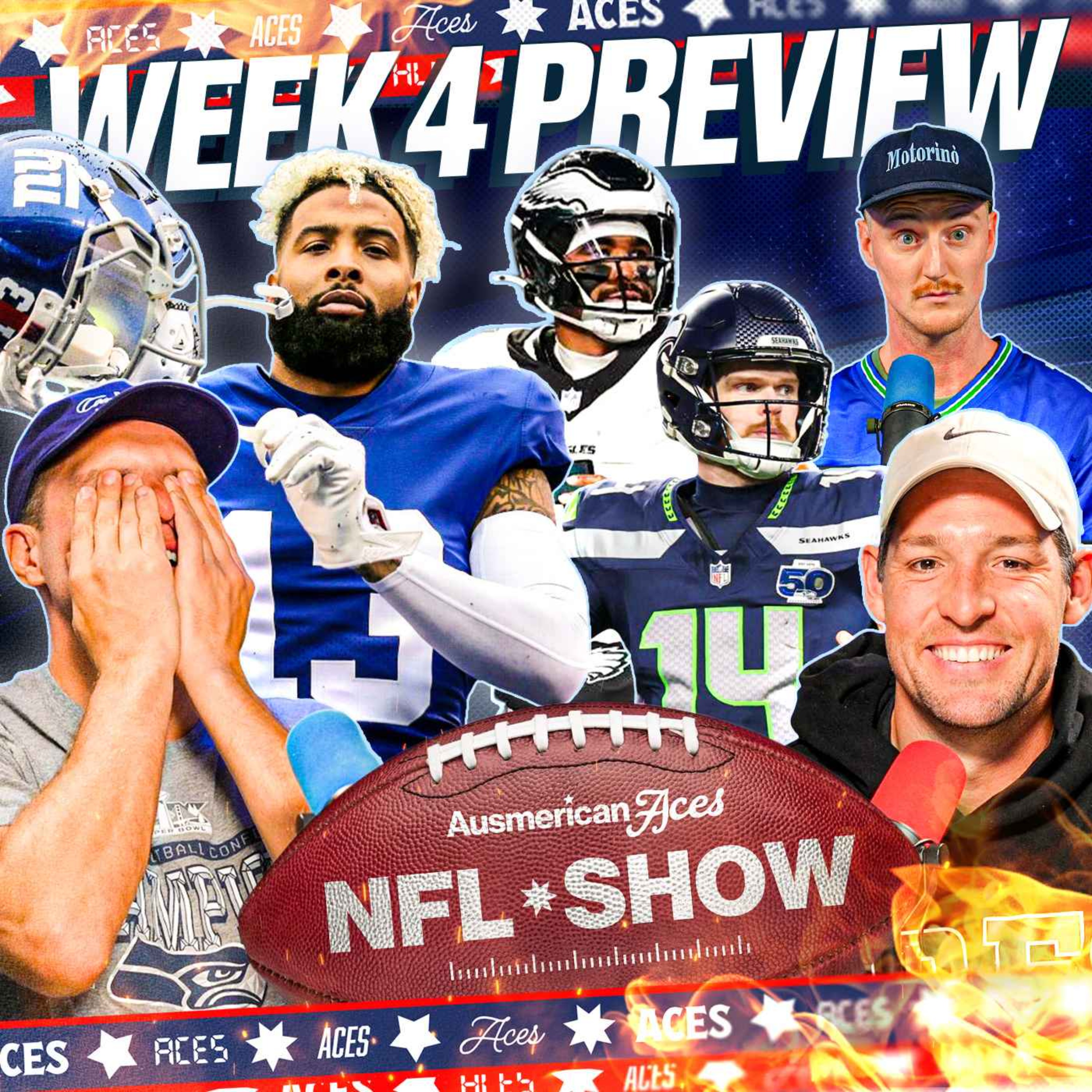 Sip knows BEN JOHNSON?! NFL Week 4 Preview & Best Bets | Aces NFL Show episode artwork