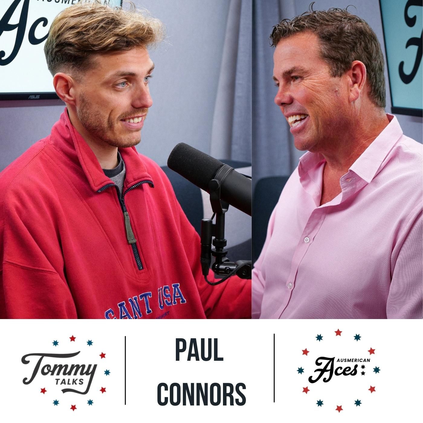 Tommy Talks with AFL Player Manager, Paul Connors.