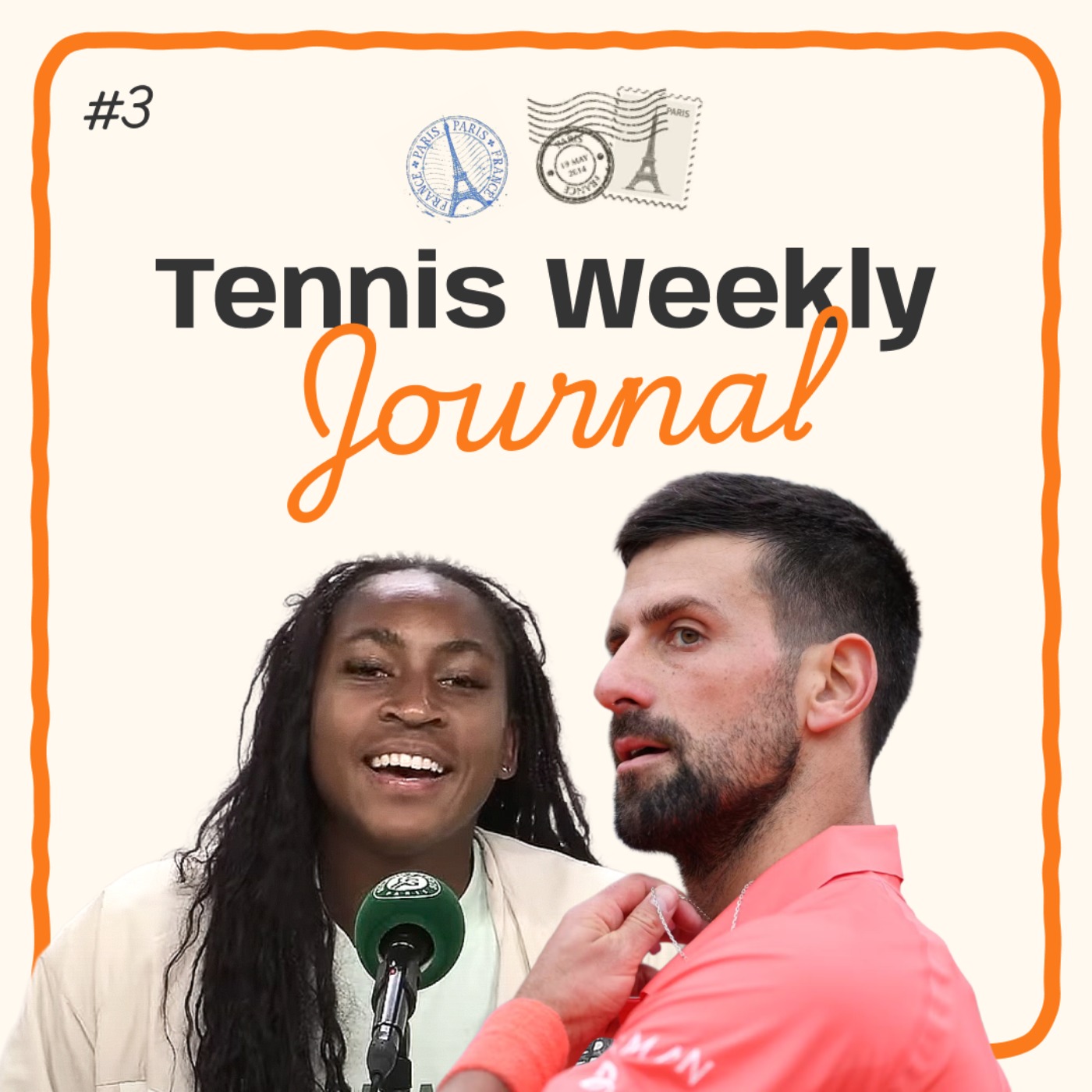 Coco Gauff brings the style but not rackets, Djokovic saves Chatrier crowd from downpour