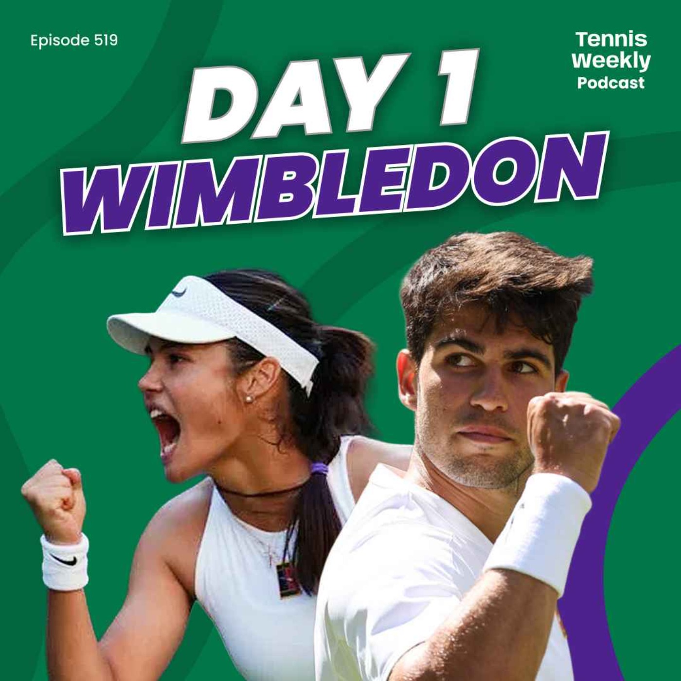 Wimbledon Day 1 - Alcaraz survives surprise scare as Raducanu thrives with box office Brits