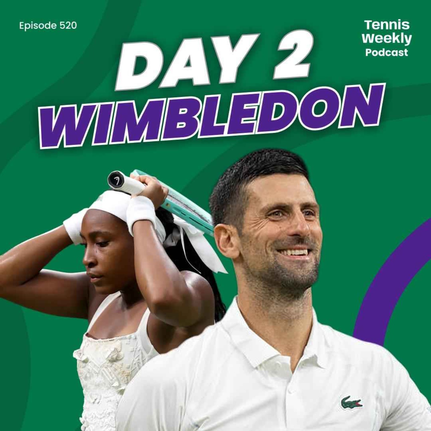 Wimbledon Day 2 - Gauff grass woes, Djokovic defies seed exodus and Kvitova's last goodbye