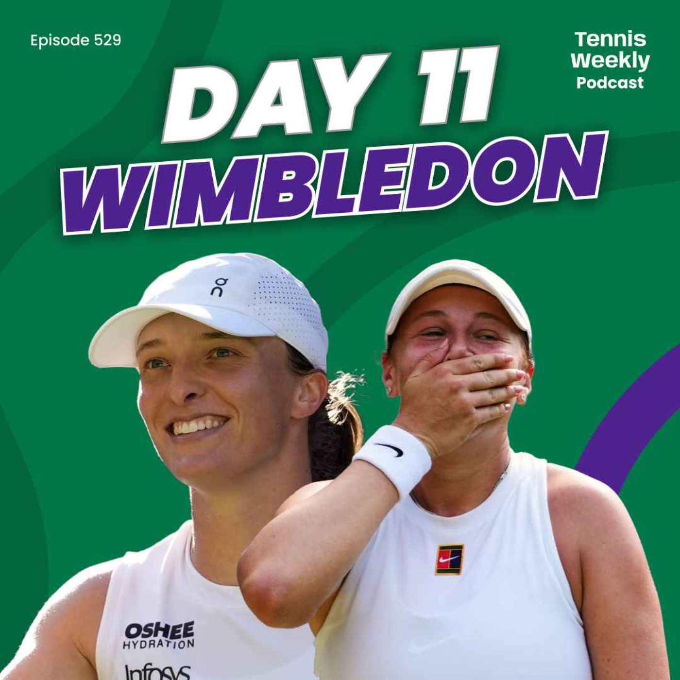 Wimbledon Day 11 - Swiatek surges back into major final, Anisimova stuns Sabalenka in EPIC