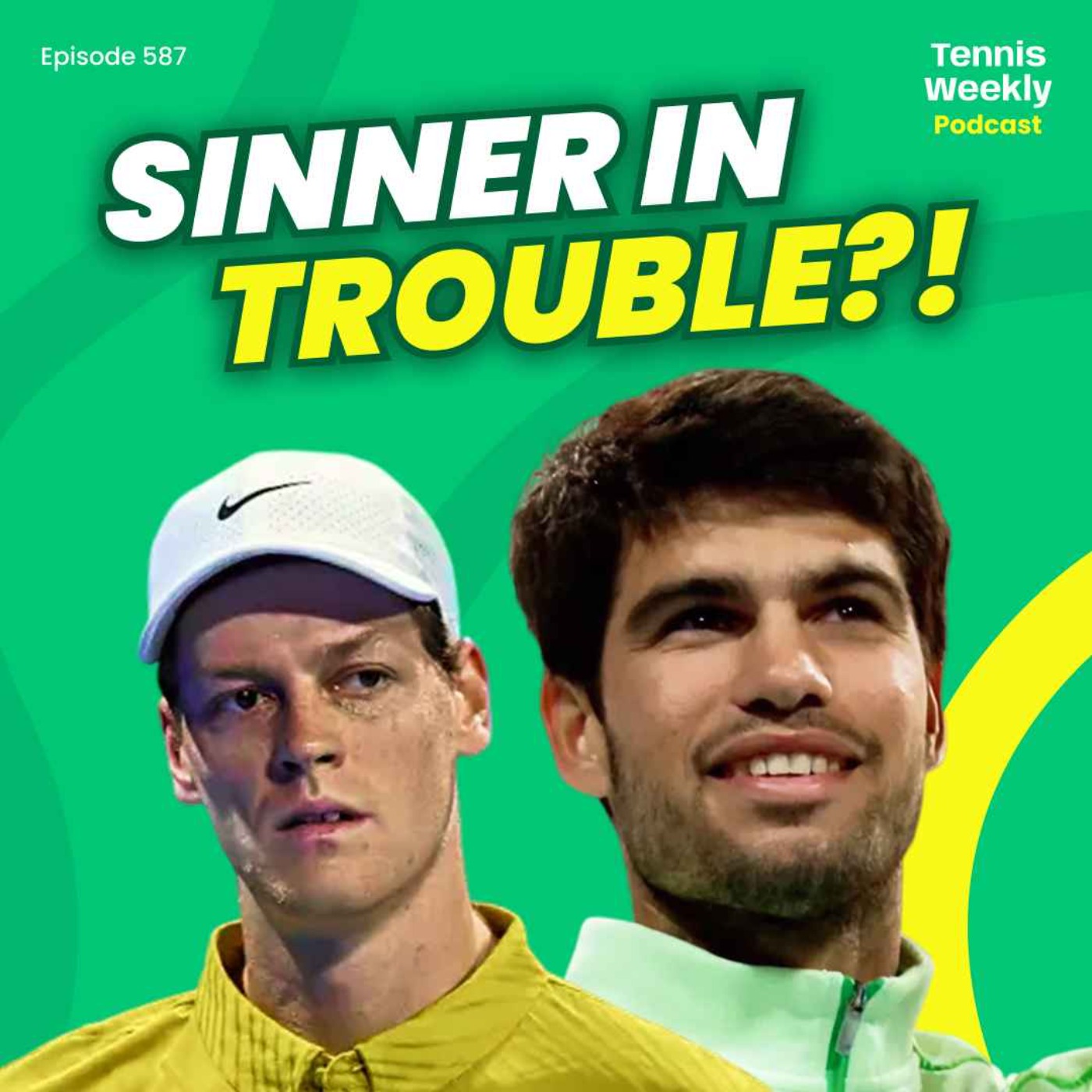 Alcaraz undefeated, Sinner's struggles continue, Pegula wins in Dubai + Serena update!