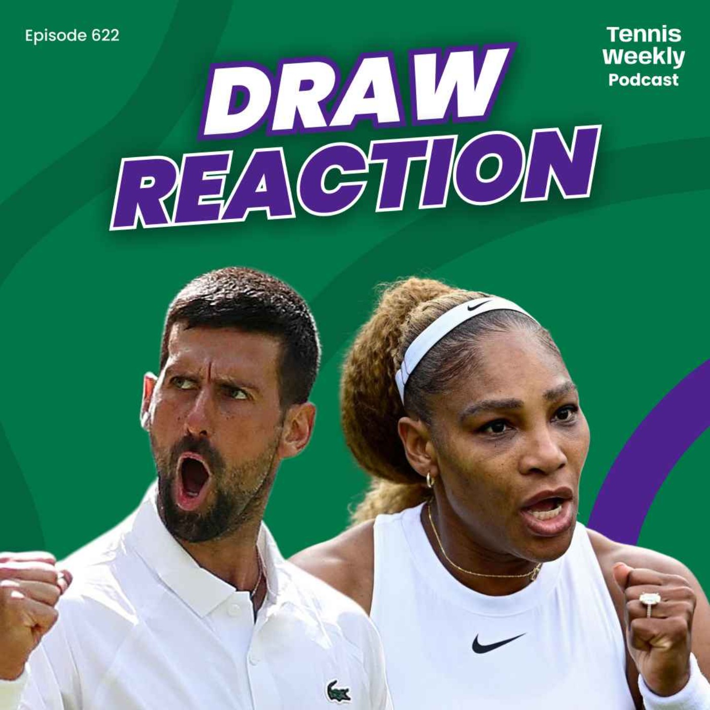 Wimbledon Preview: Draper draws Fritz, Serena gets lucky + Djokovic in Sinner's half...AGAIN!  episode artwork
