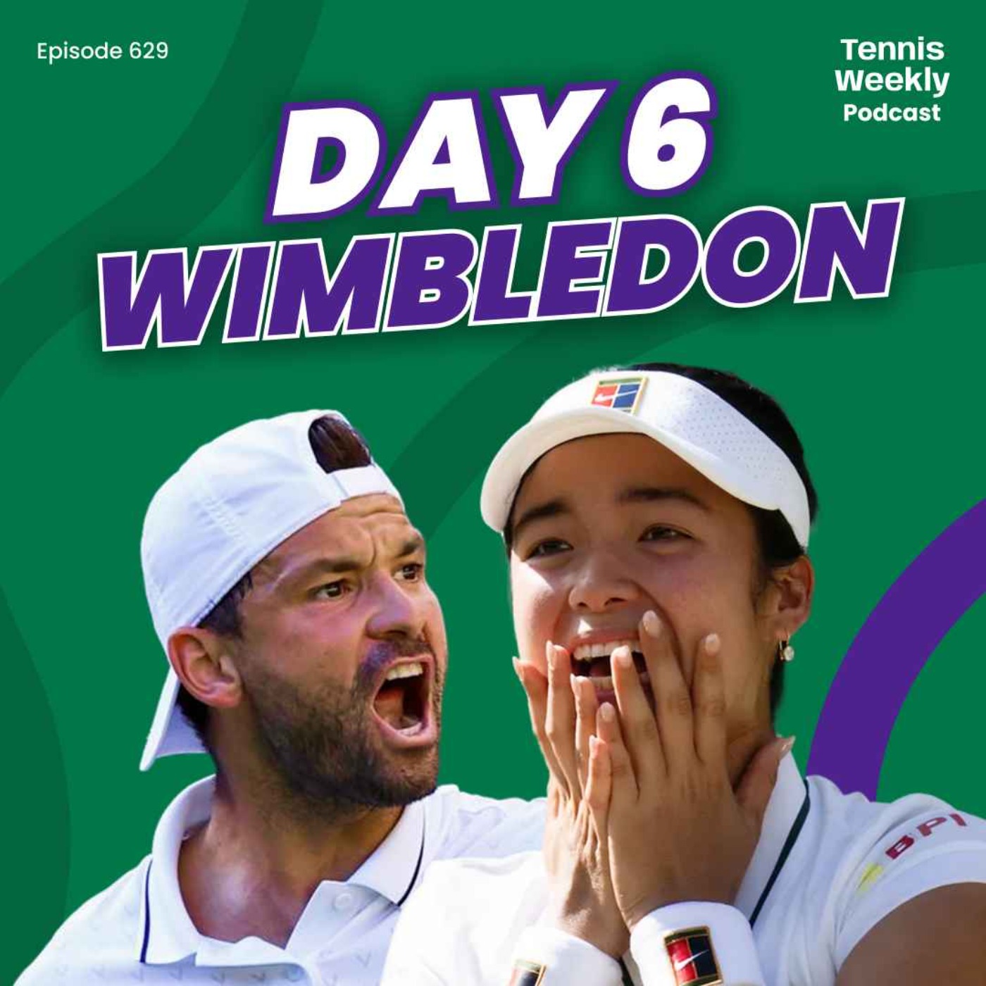 Wimbledon Day 6 - Alex Eala upsets Swiatek, Dimitrov's run continues + Serena withdrawal!  episode artwork