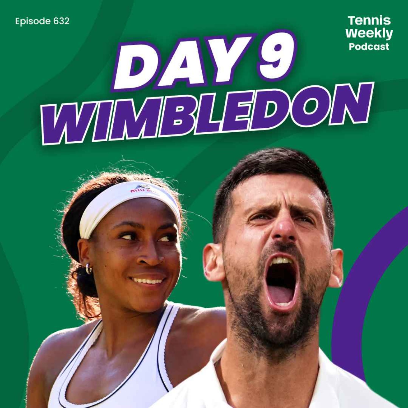 Wimbledon Day 9 - Djokovic wins longest Wimbledon quarterfinal, Gauff makes first semi + Muchova upsets Osaka! episode artwork