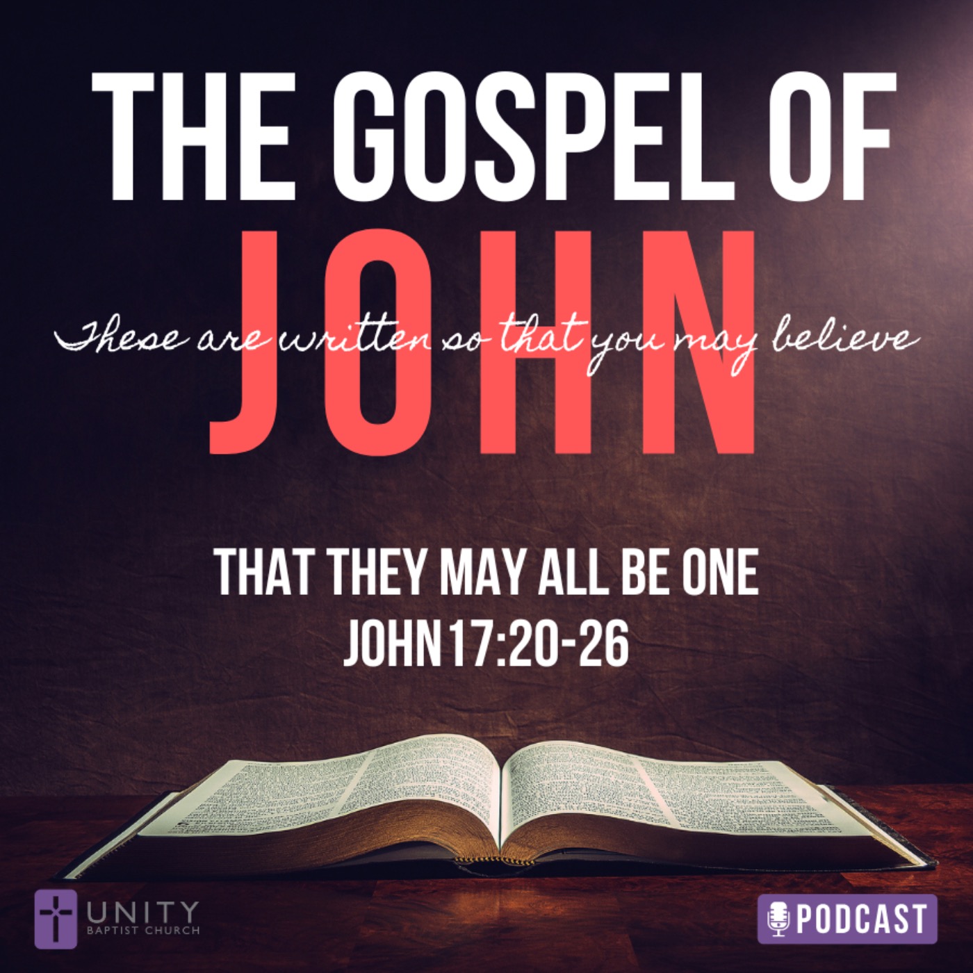 The Gospel of John Series: That They May All Be One