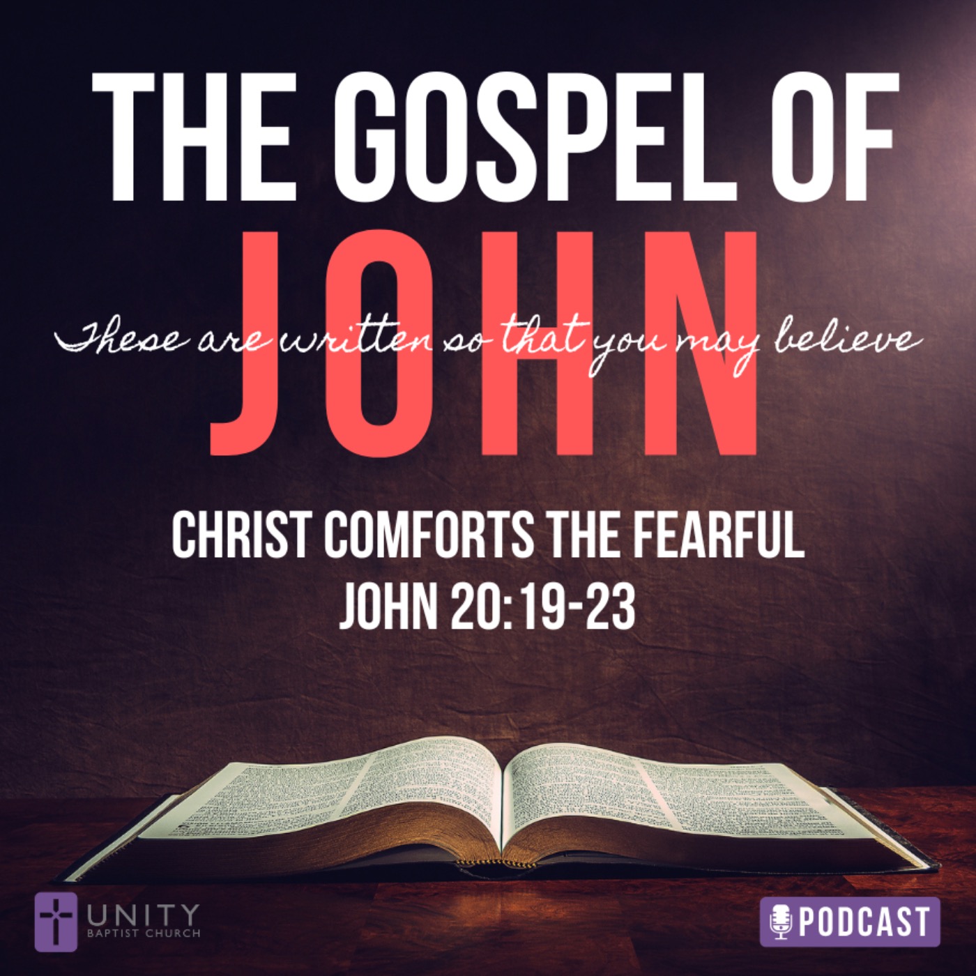 The Gospel of John Series: Christ Comforts the Fearful