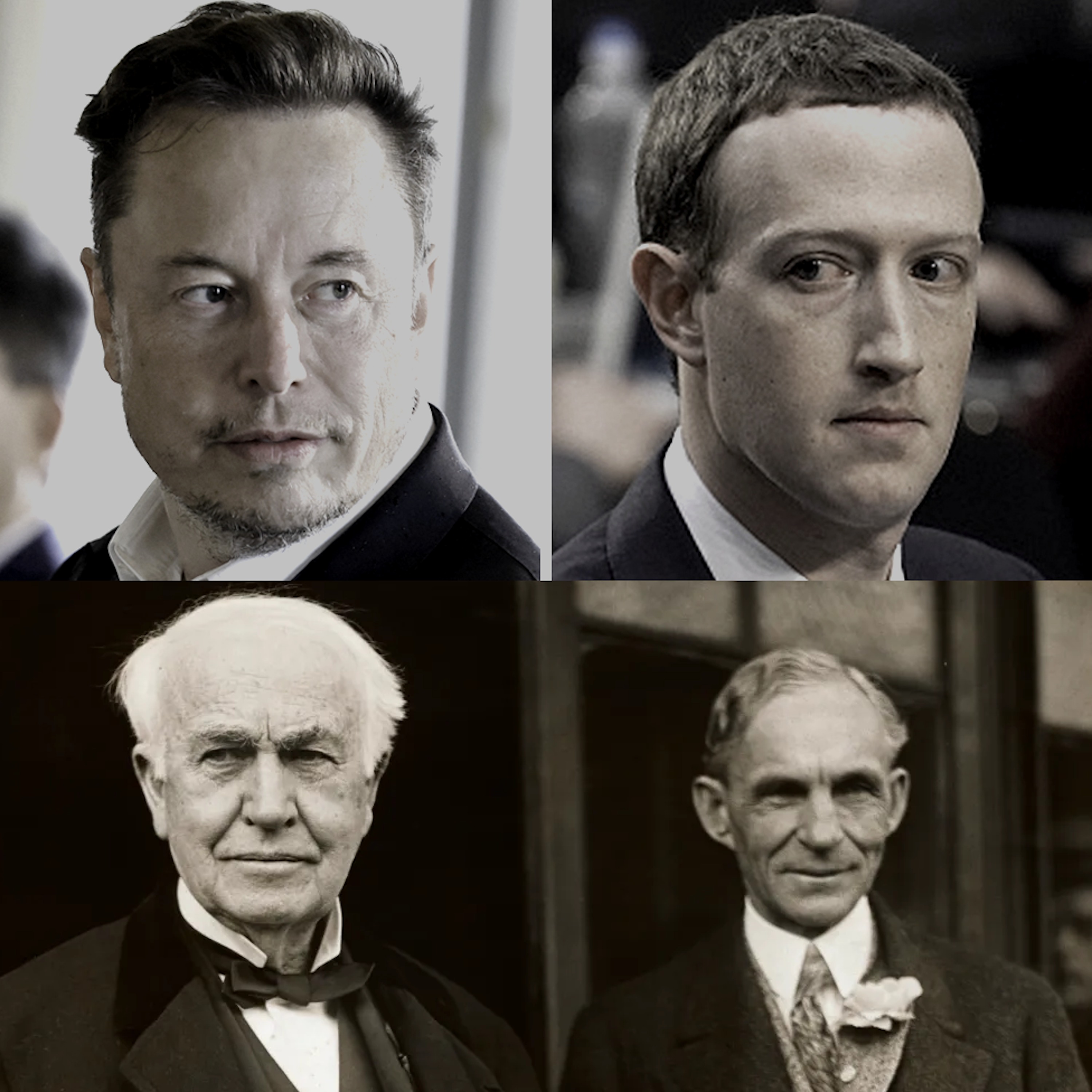 Zuckerberg and Musk are Just like Edison and Ford: A**holes - podcast episode cover