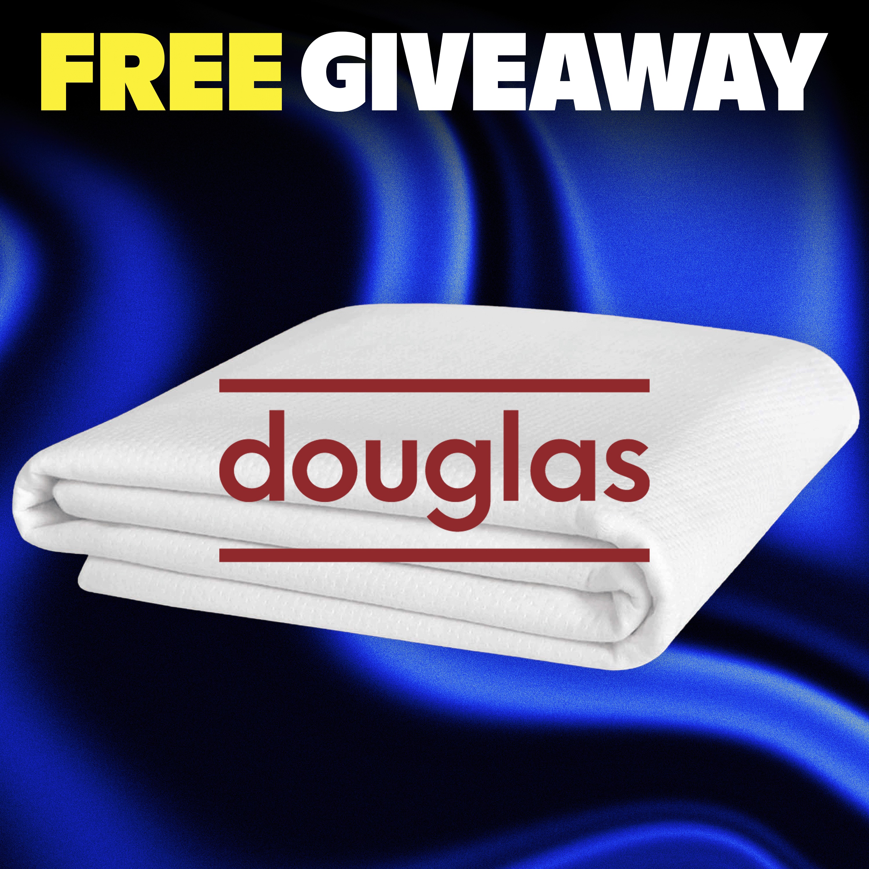 Support us right now, get a free mattress protector from Douglas