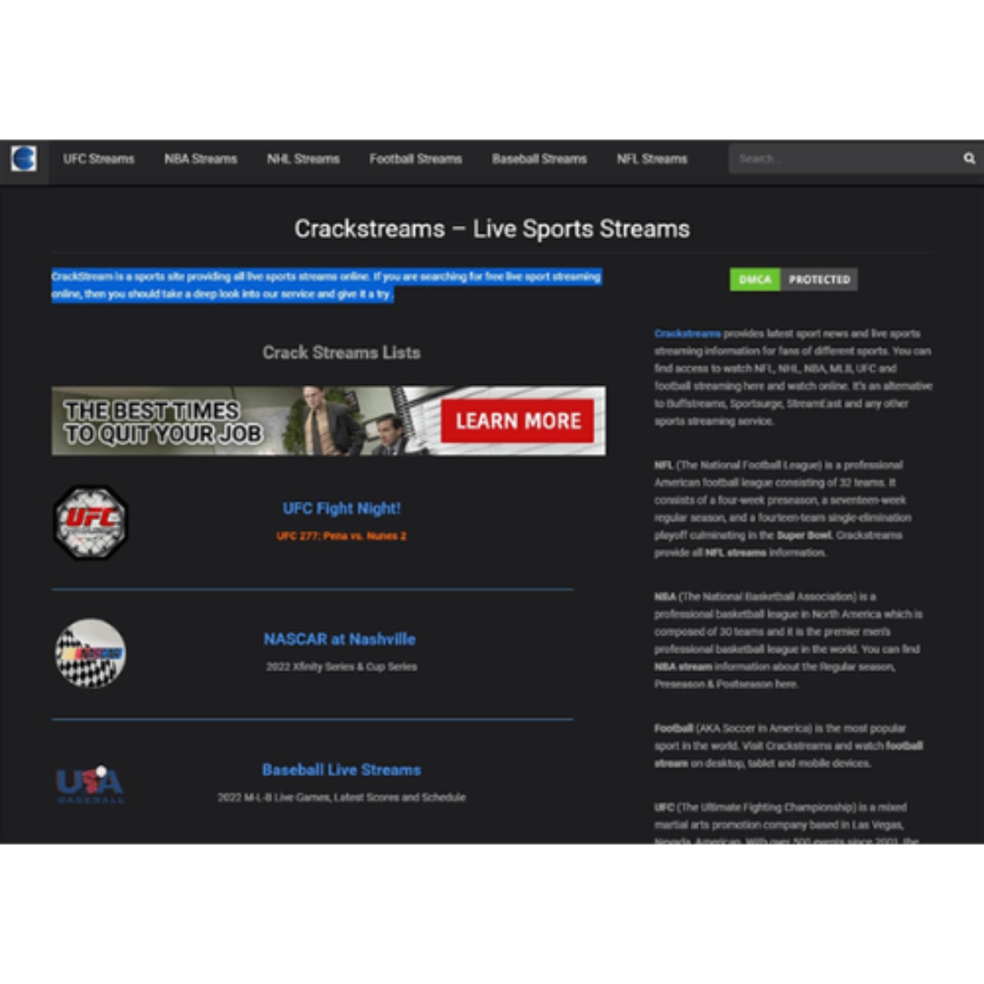 nfl live stream free crackstreams