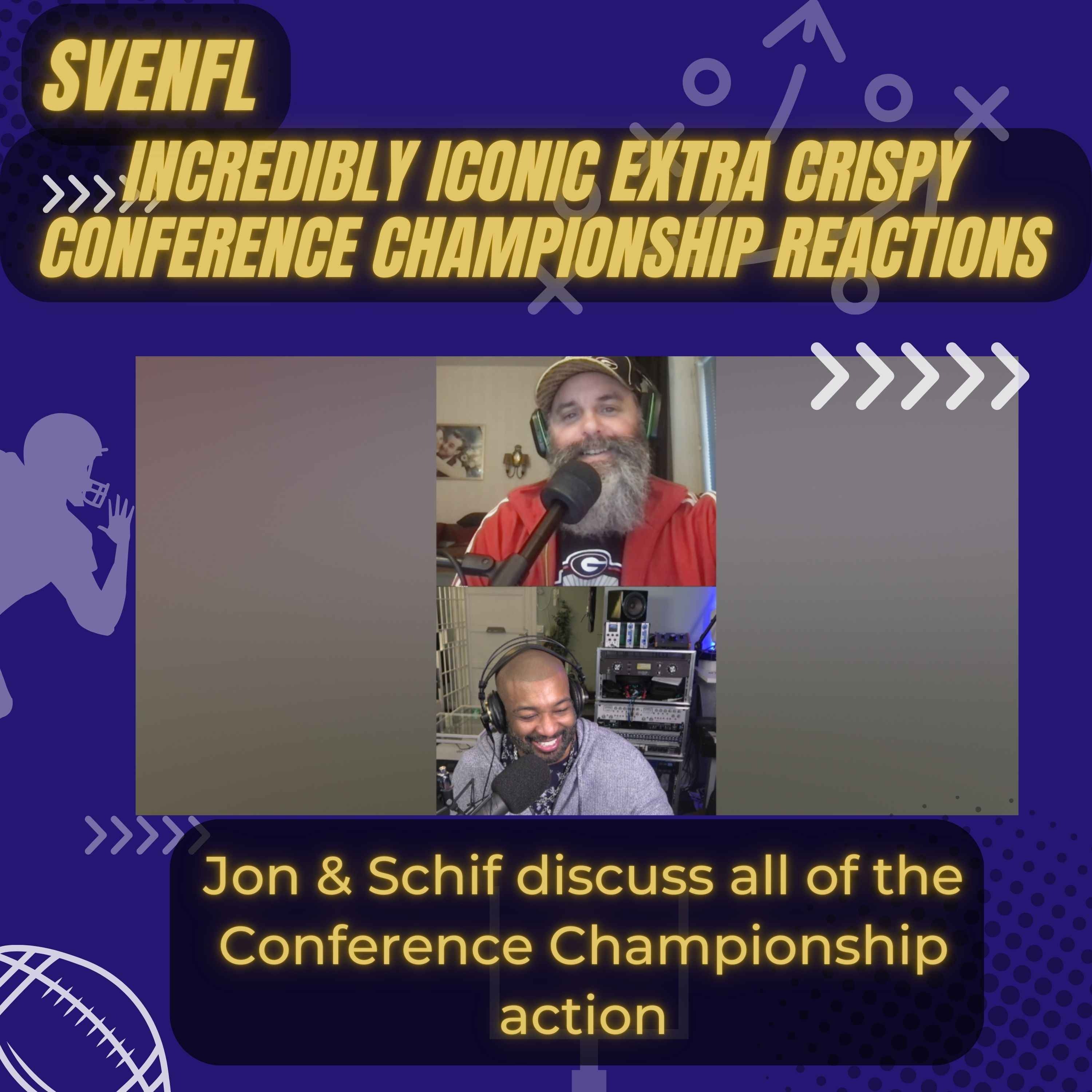 SveNFL 2023 Incredibly Iconic Extra Crispy Conference Championship Game Reactions