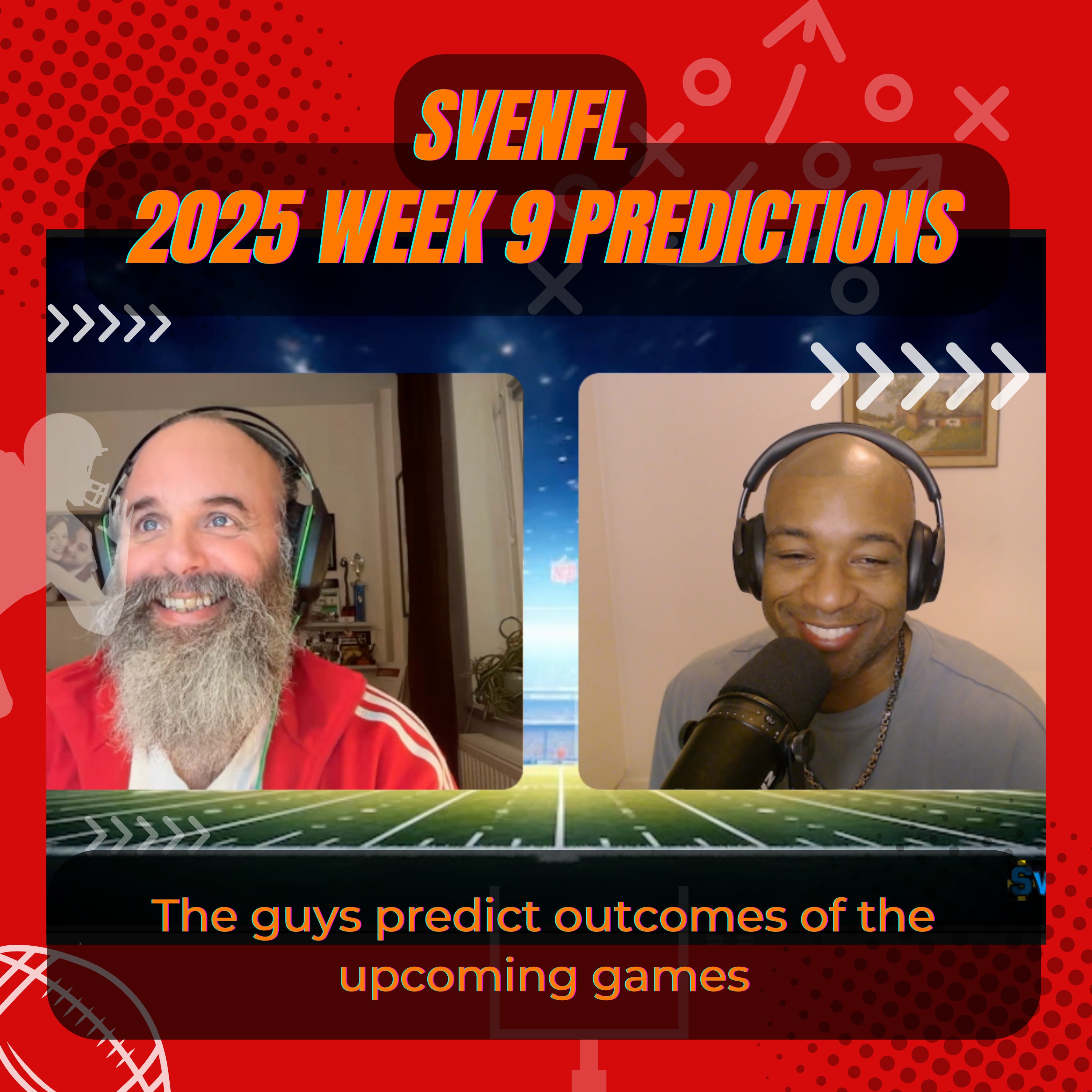 SveNFL 2025 Week 9 Predictions SveNFL 2025 Week 9 Predictions
