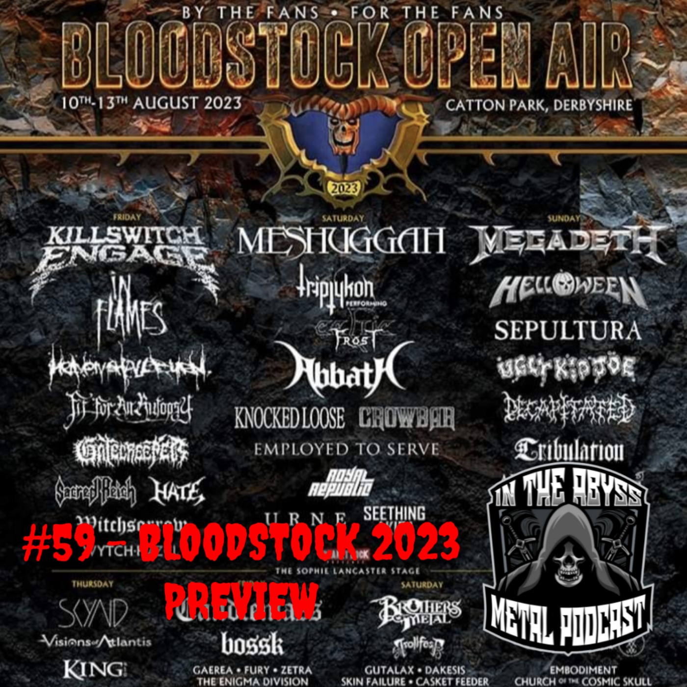 #59 Bloodstock 2023 Preview episode artwork