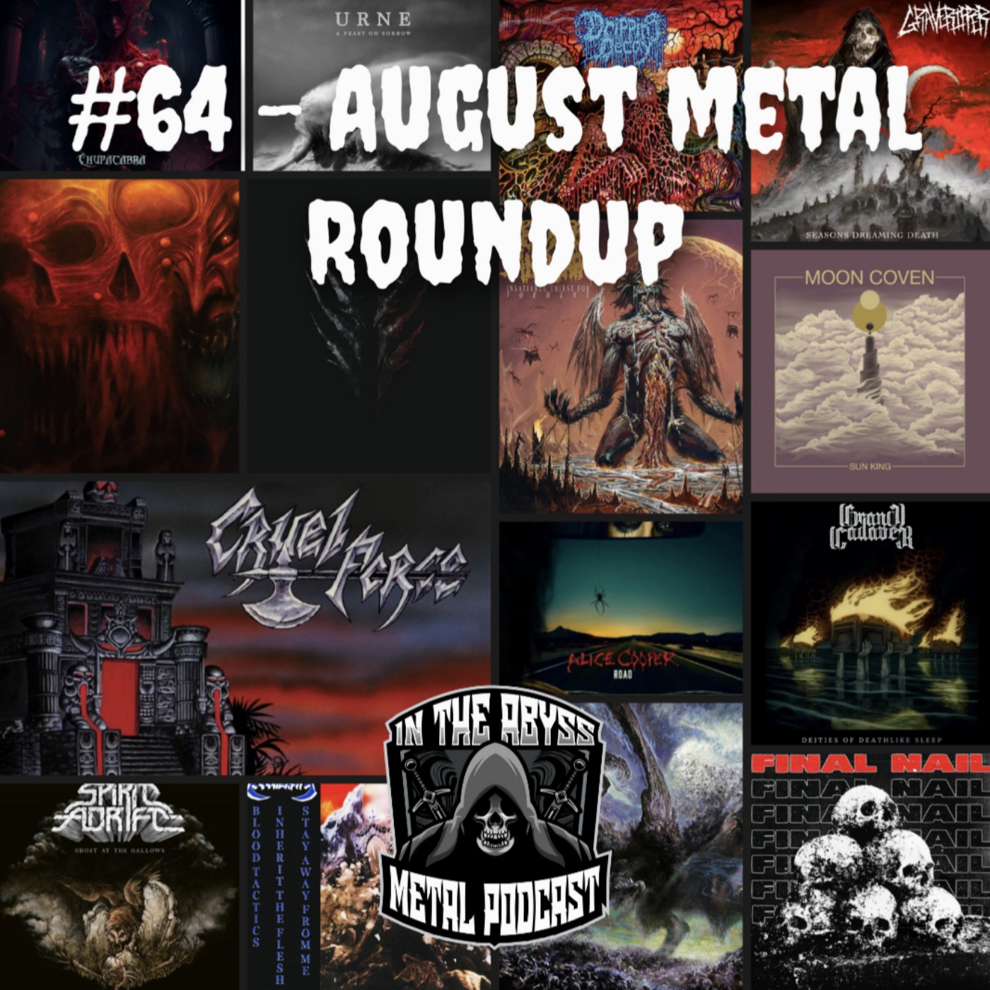 #64 - August Metal Round-Up episode artwork