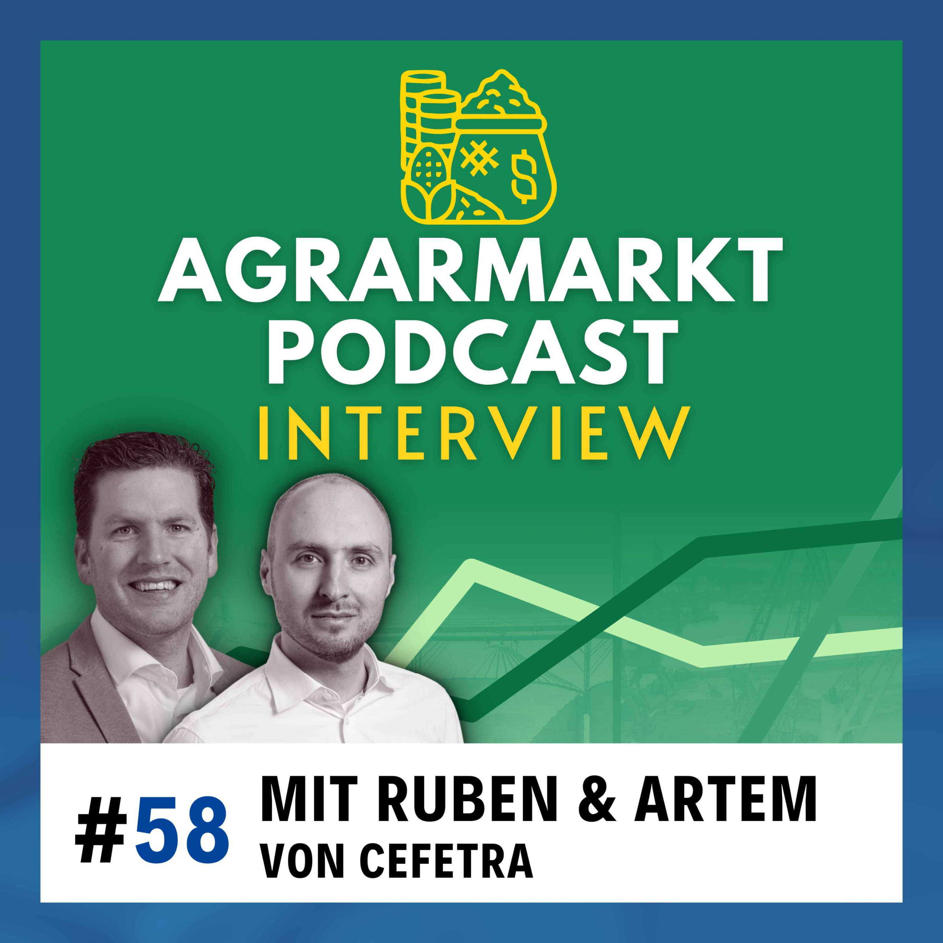 Futtermarkt-Experten Ruben Kraaijeveld & Artem Hammerschmidt von Cefetra