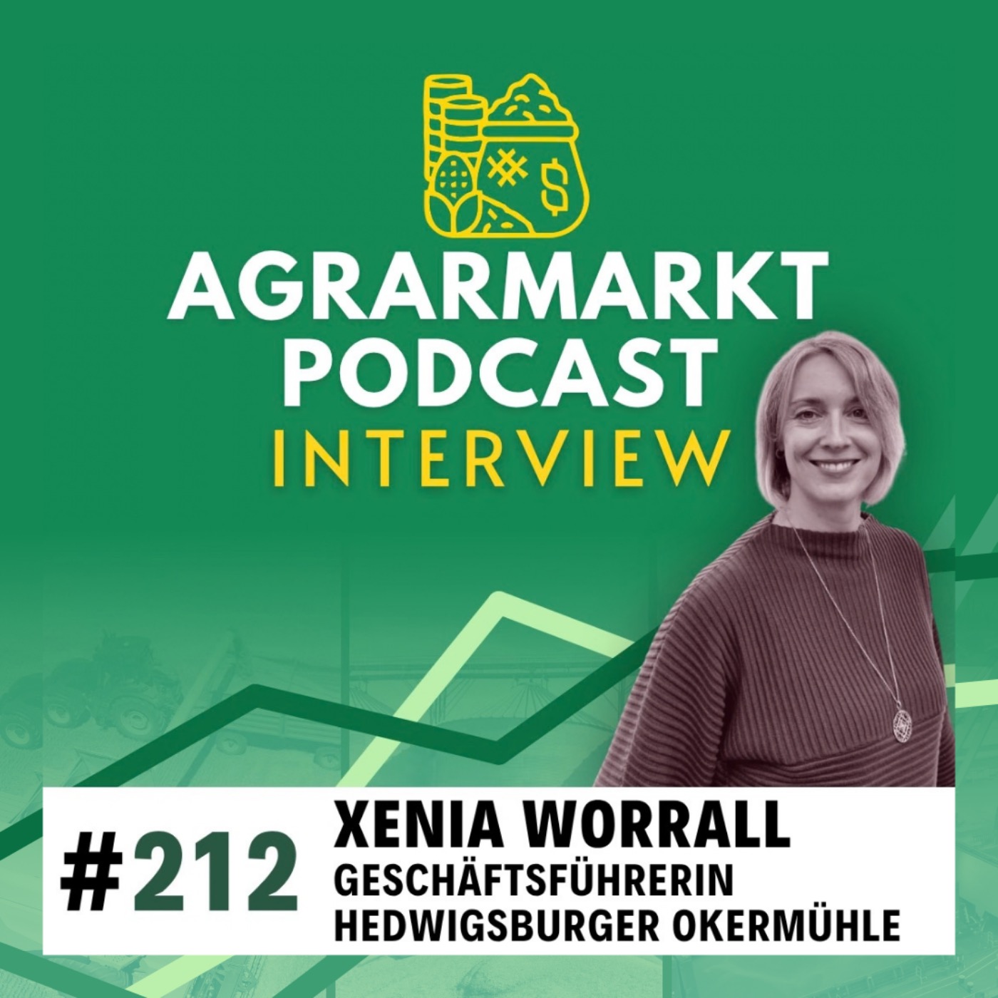 #212 🌾🥖 Mühlengeschäft, aktuelle Ernte aus Mühlen-Sicht & was das für Landwirte heißt mit Xenia Worrall (Hedwigsburger Okermühle)