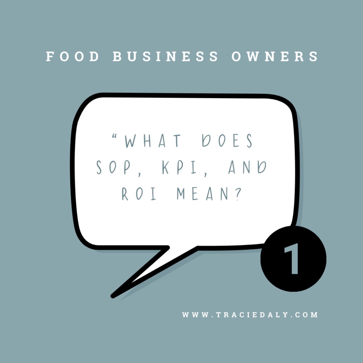 Tracie - The Food Business Coach