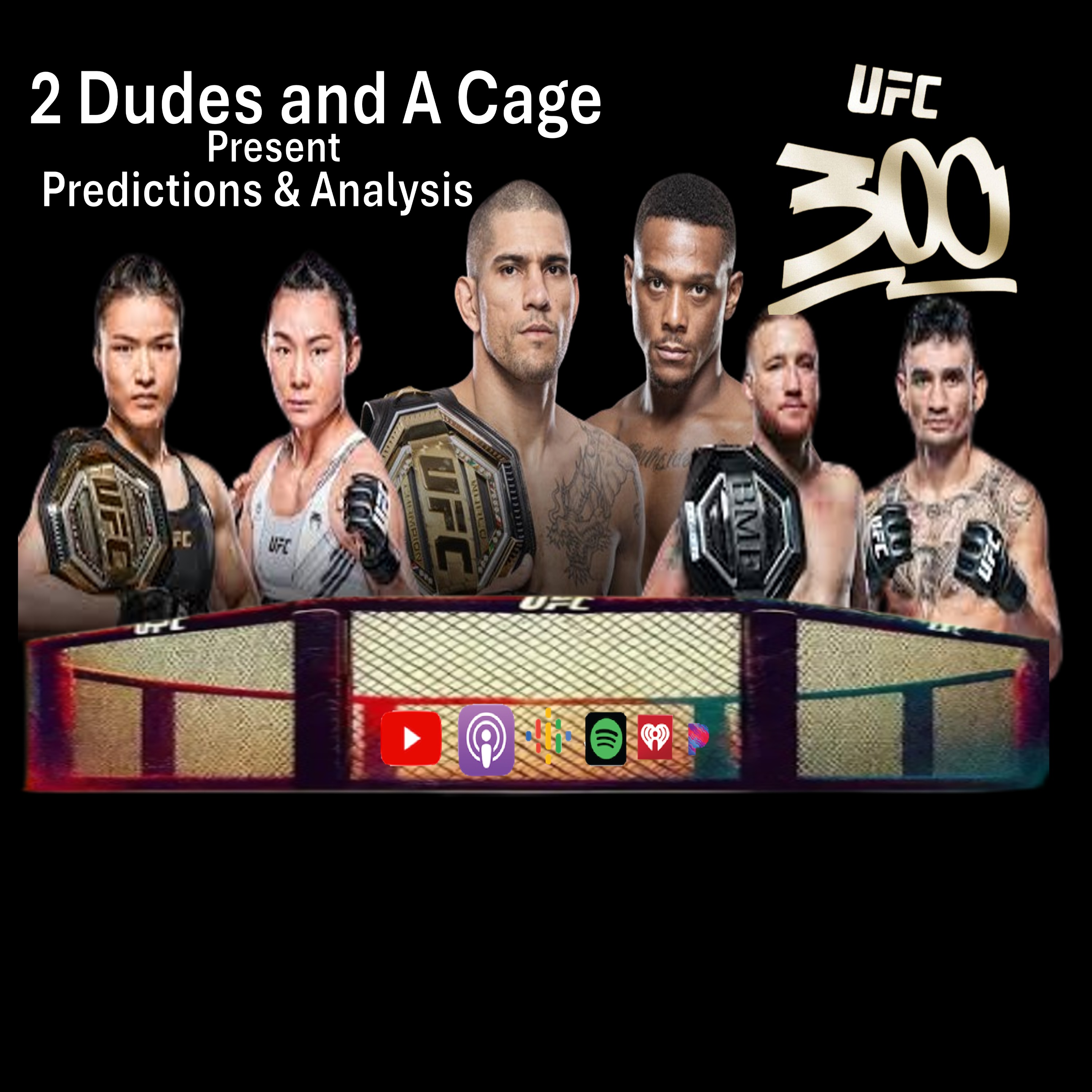 cover art for UFC 300: Predictions and Analysis