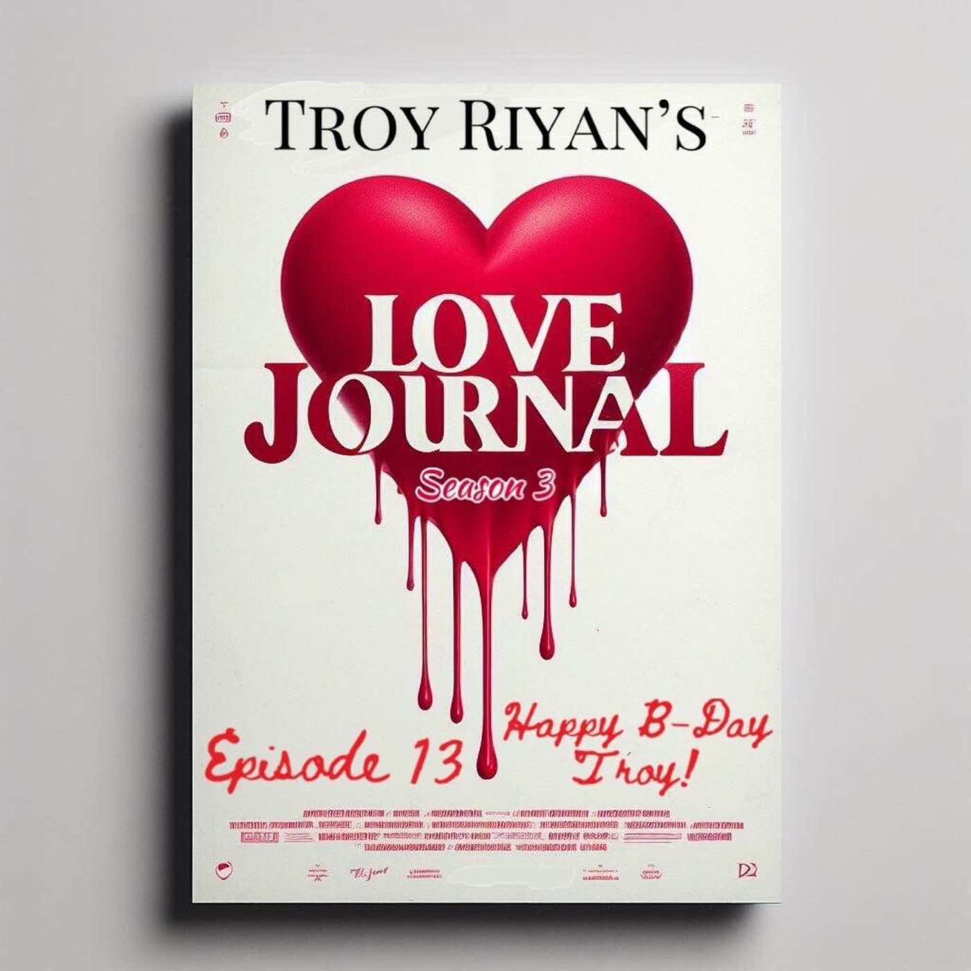 Troy Riyan\'s Love Journal