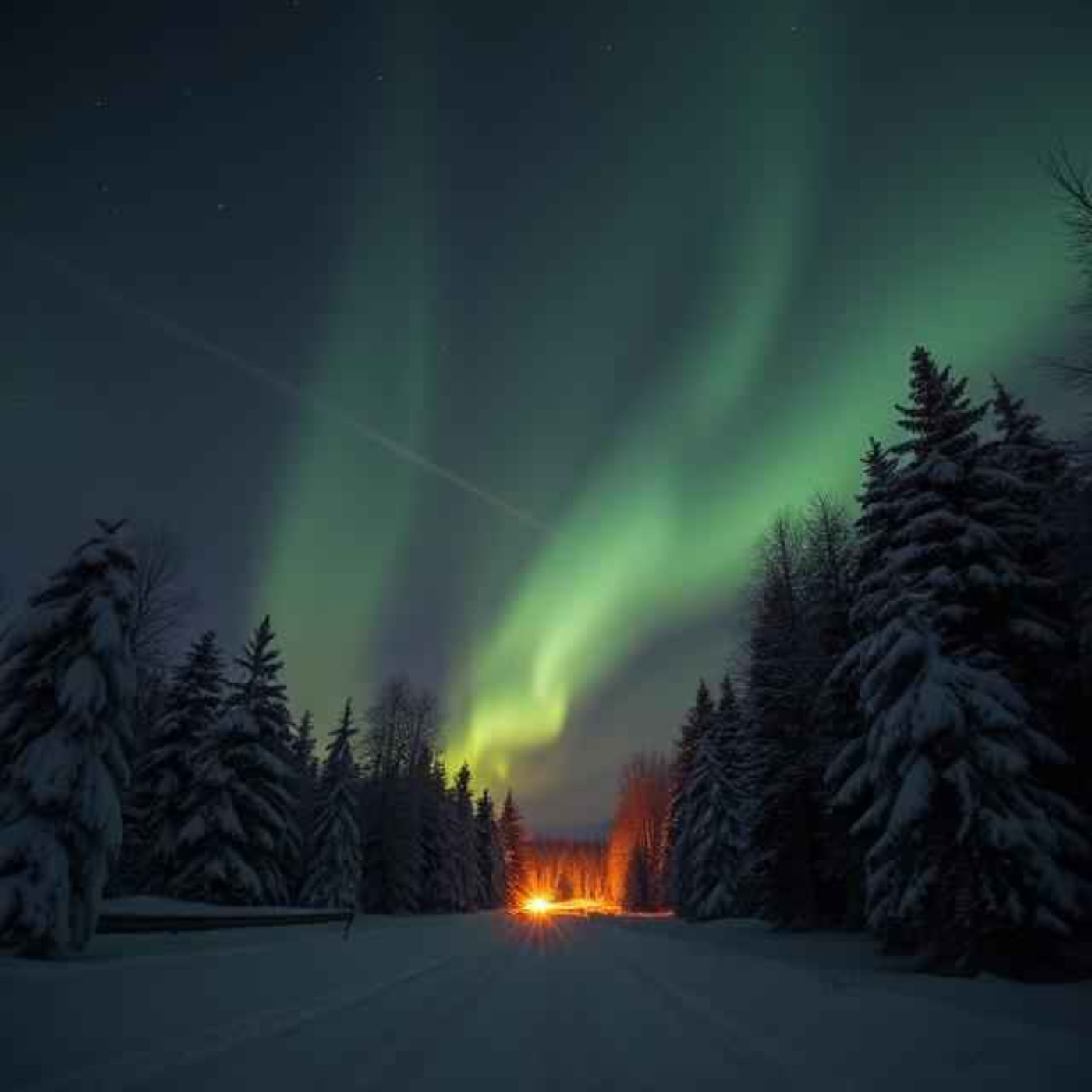 Under Norrskenet: Vintermusik och Återhämtning Under Norrskenet: Vintermusik och Återhämtning