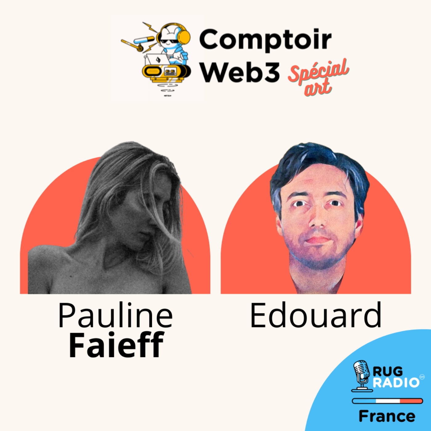 E62 : Pauline Faieff avec Pascal Boyart (#TheCensoredVenus) & EdouardMusic