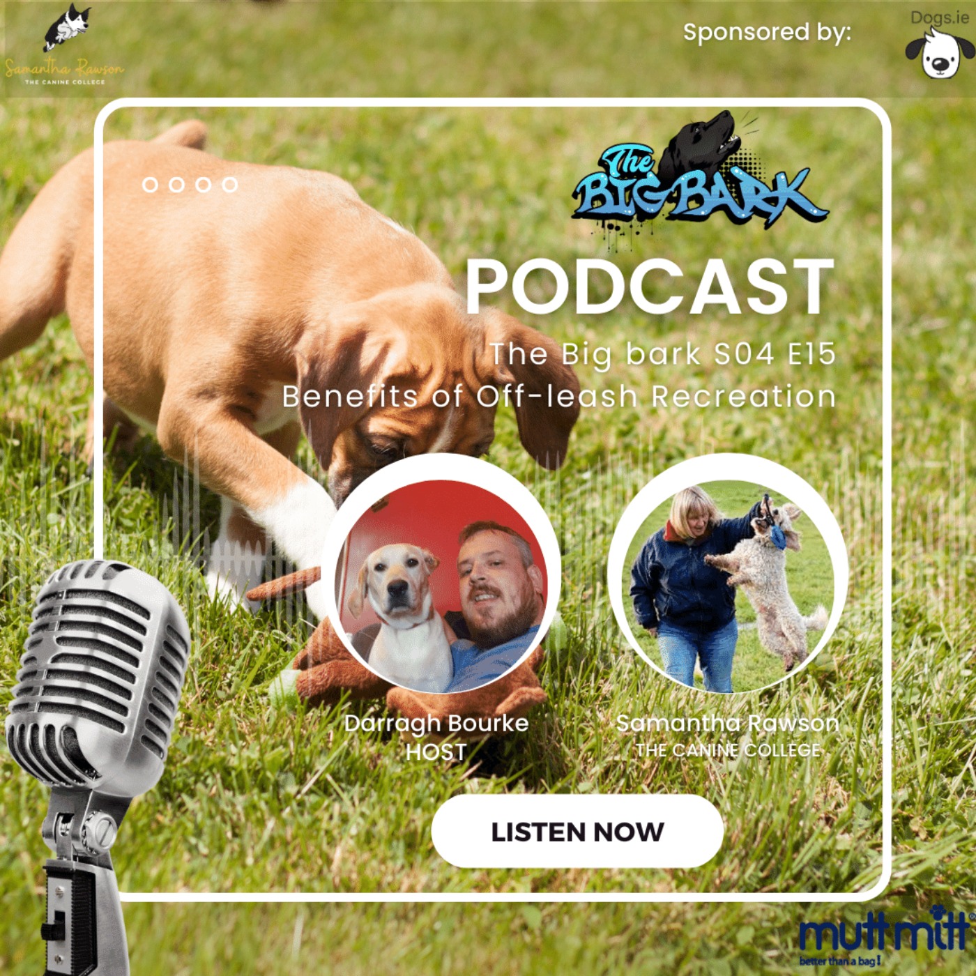 cover art for The Big Bark S04 E 15- Episode #75 - Benefits of Off leash Recreational activity
