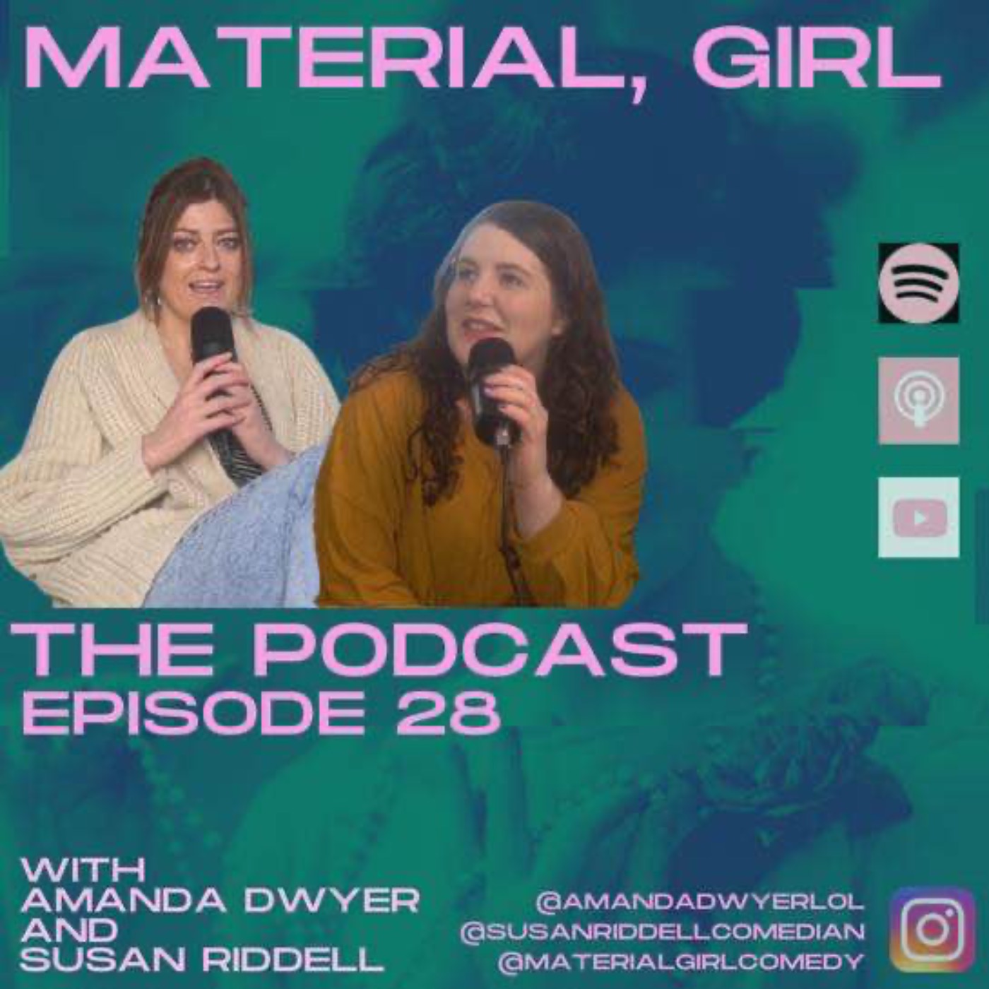 cover art for Episode 28 | Material Girl Podcast