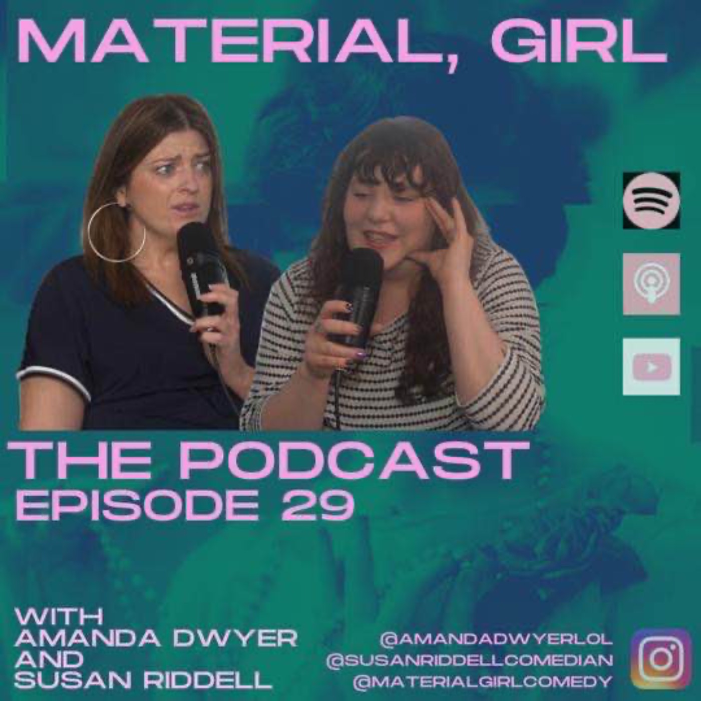 cover art for Episode 29 | Material Girl Podcast