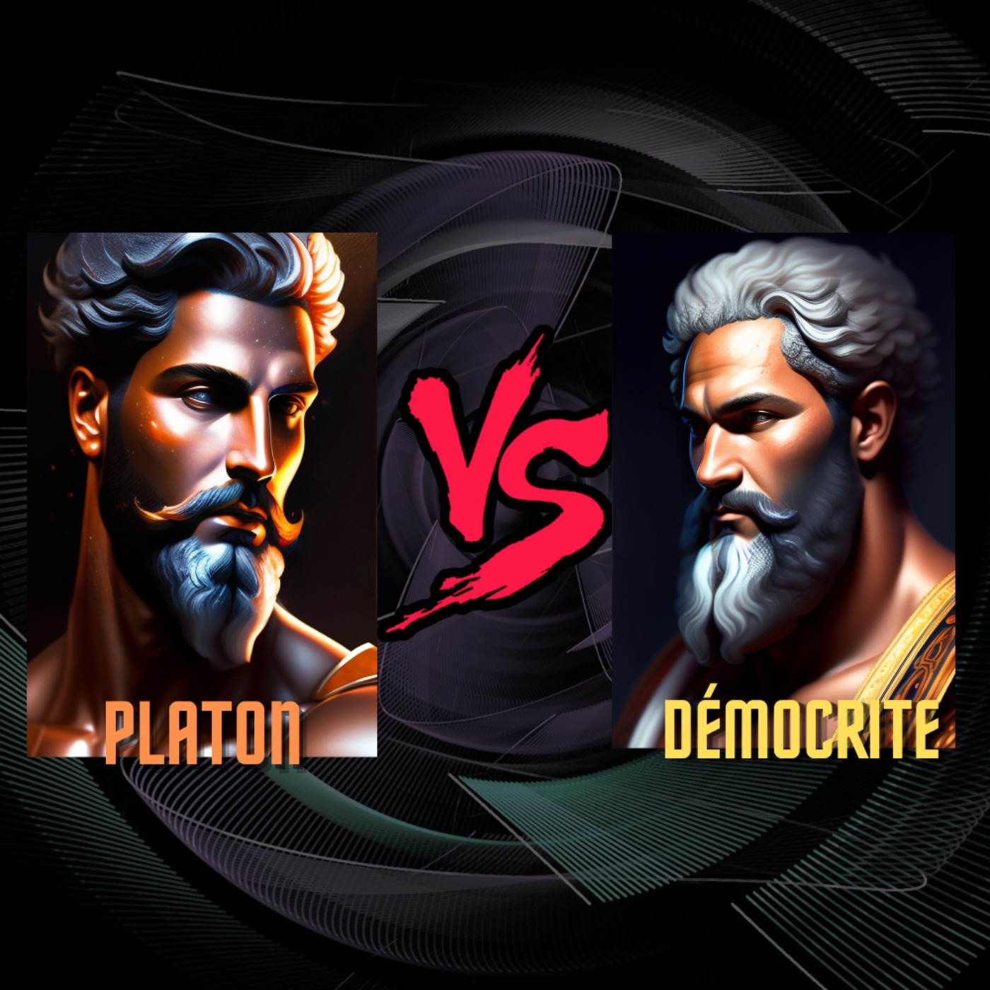 Démocrite vs Platon : Matérialisme contre idéalisme